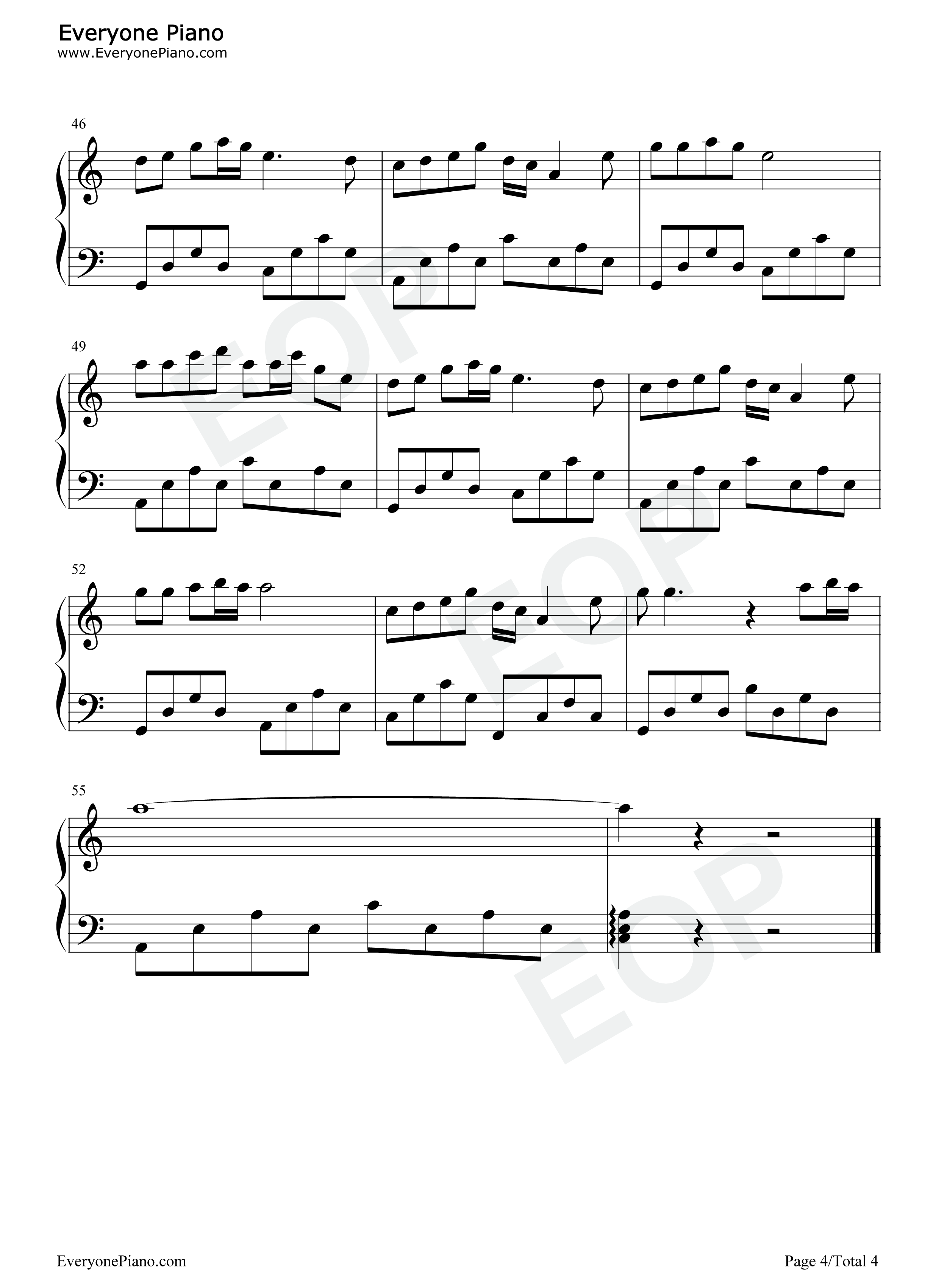 玛尼情歌钢琴谱_上官红燕