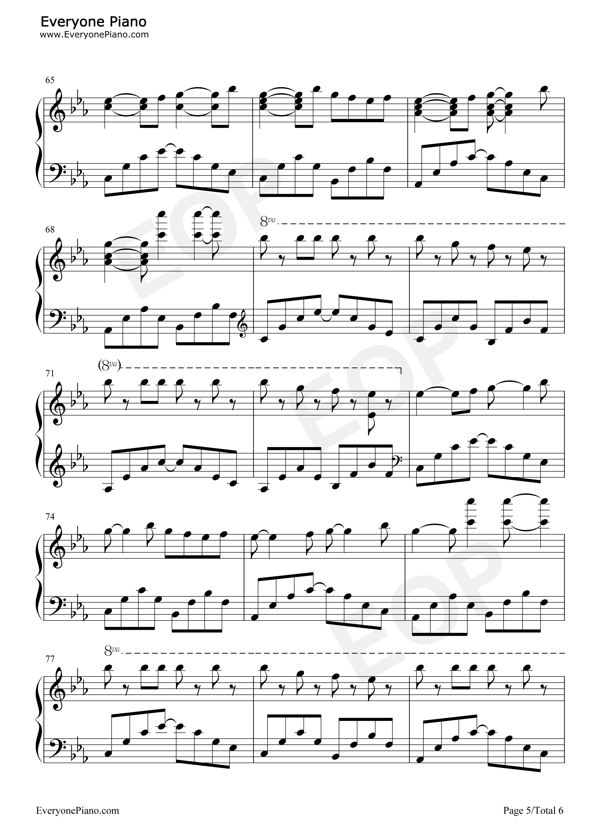 Dream_Glow钢琴谱_防弹少年团_Charli_XCX