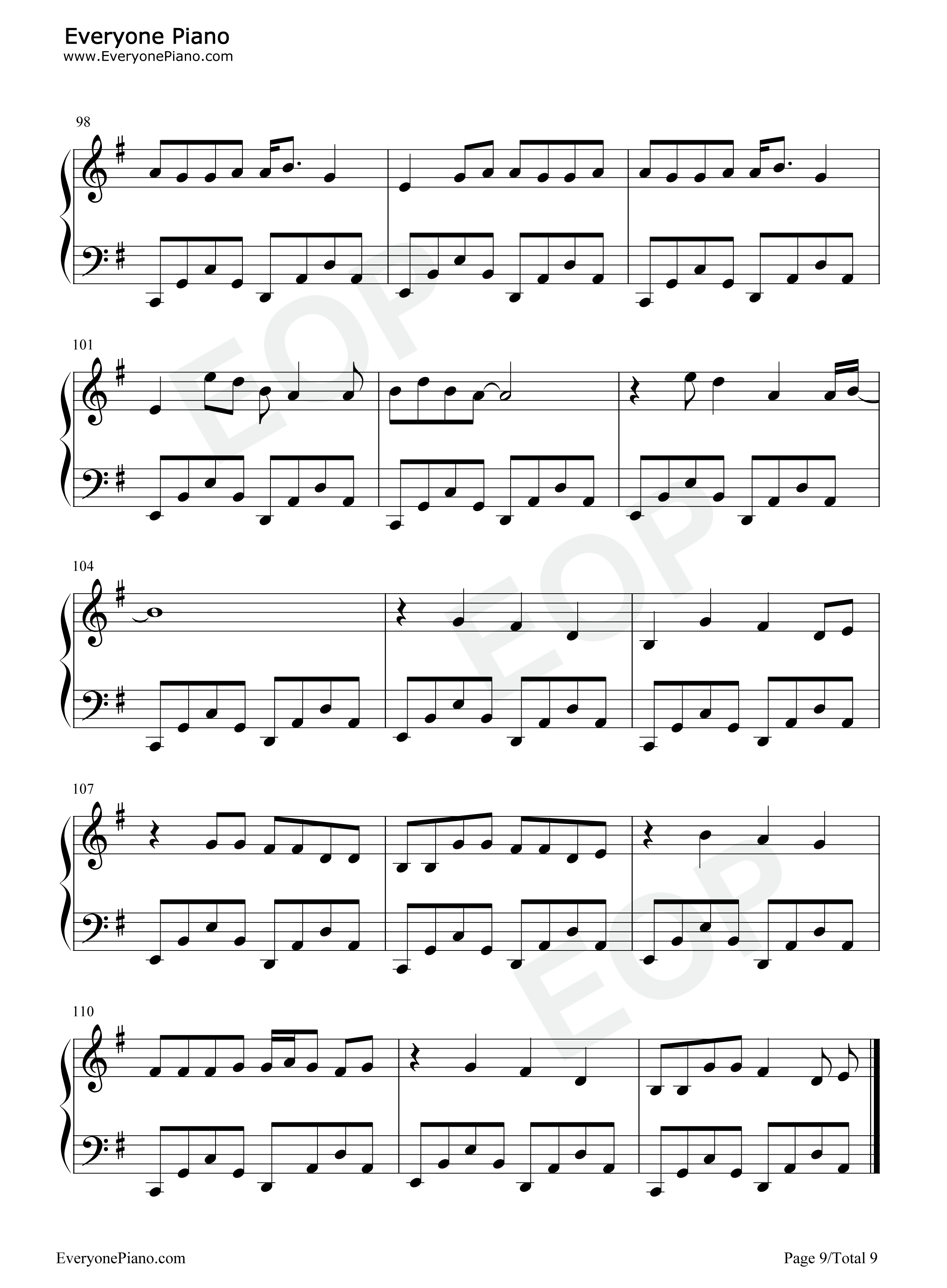 Girl_like_Me钢琴谱_Black_Eyed_Peas_Shakira