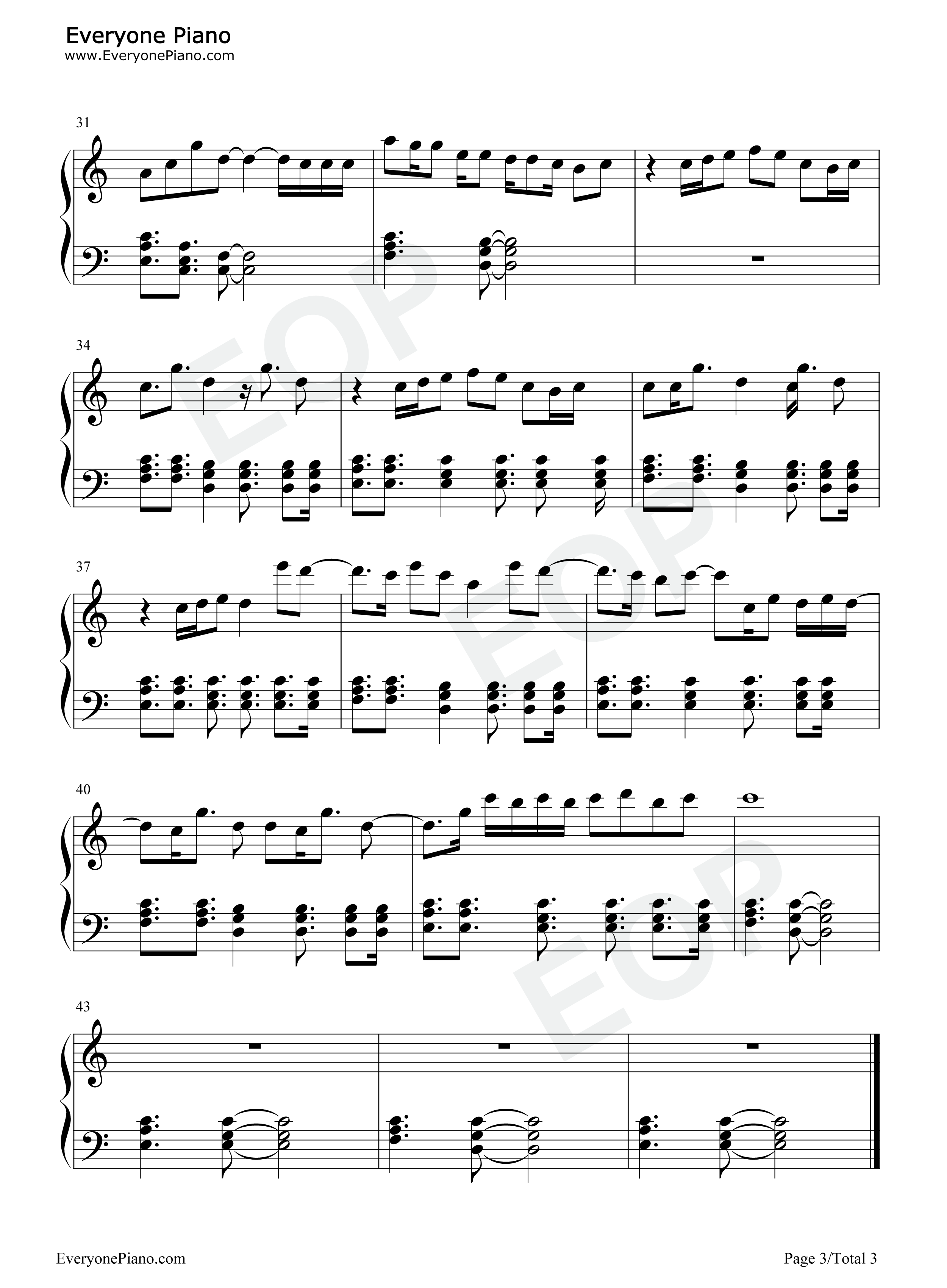 Abyss钢琴谱_金硕珍_Jin_防弹少年团