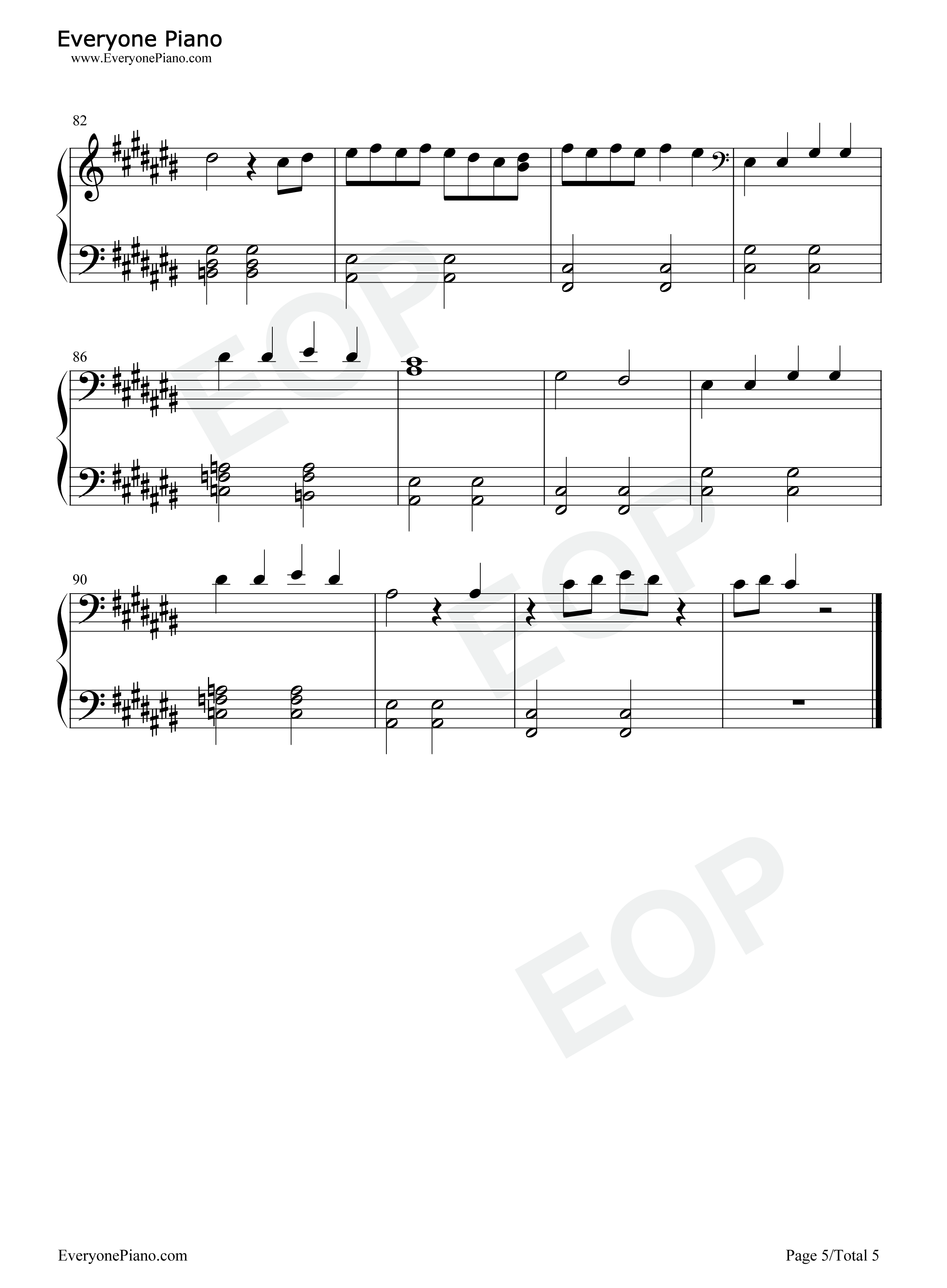 I_Should_Probably_Go_to_Bed钢琴谱_Dan_+_Shay