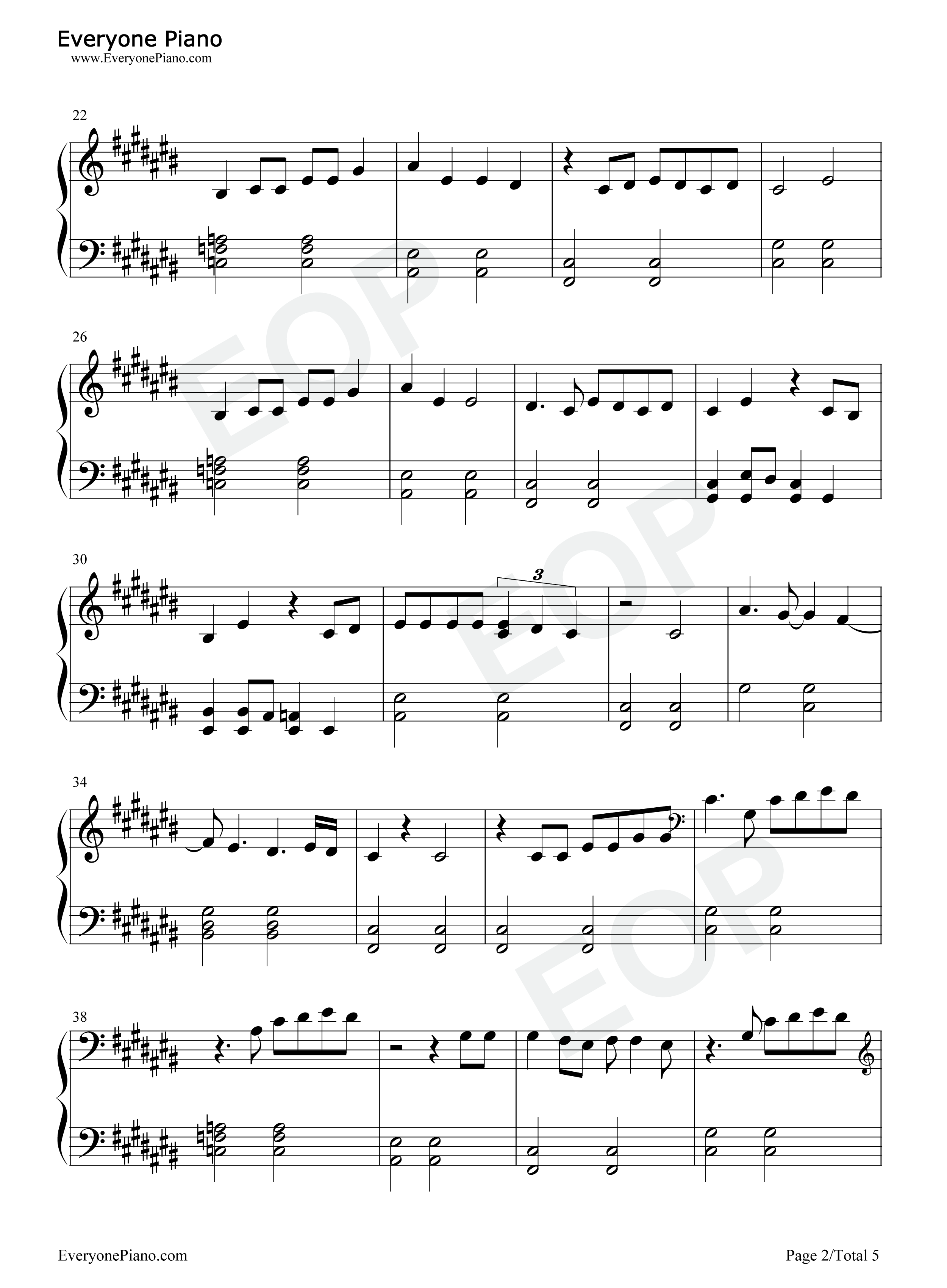 I_Should_Probably_Go_to_Bed钢琴谱_Dan_+_Shay