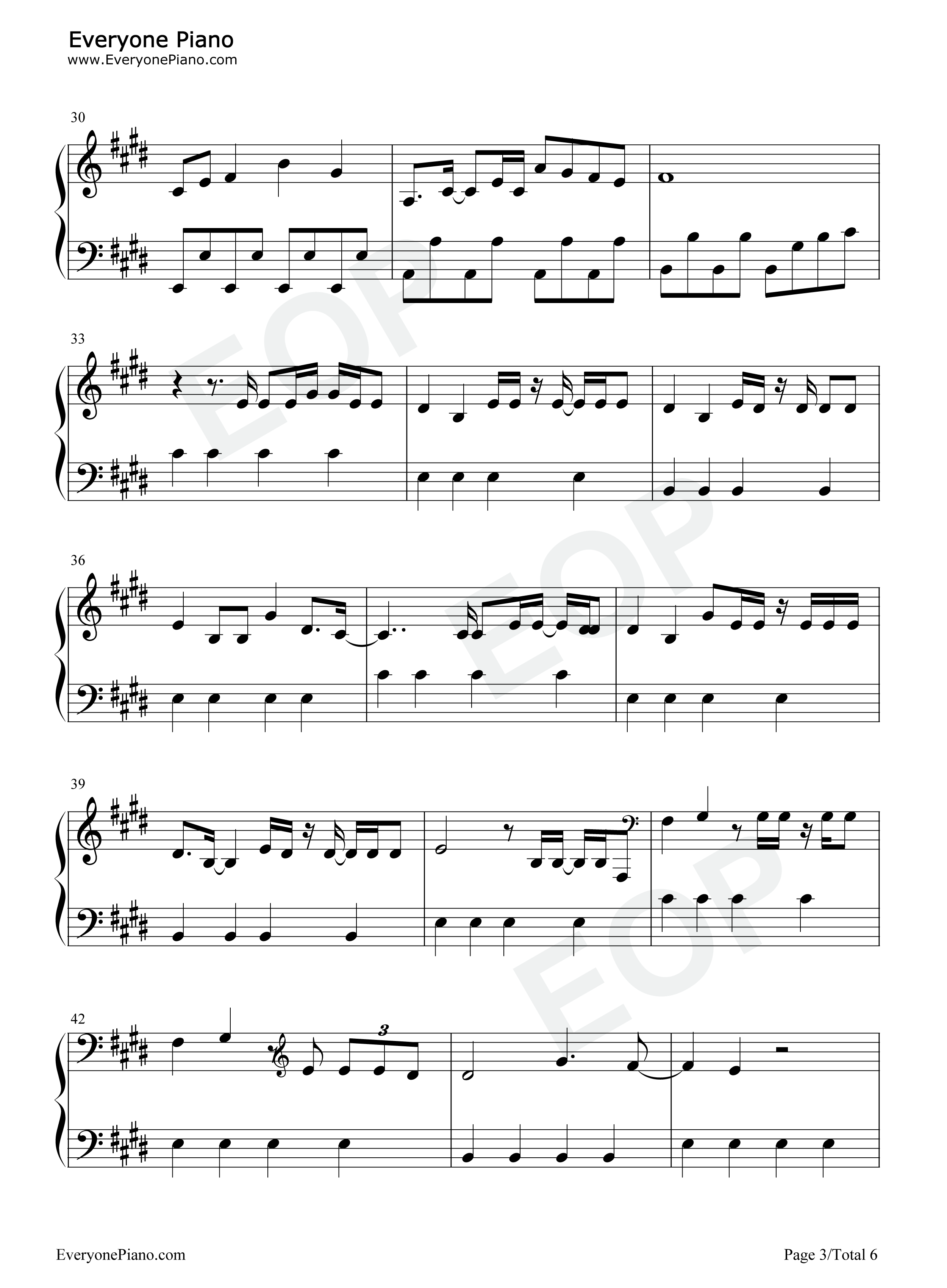 Seven钢琴谱_Taylor_Swift