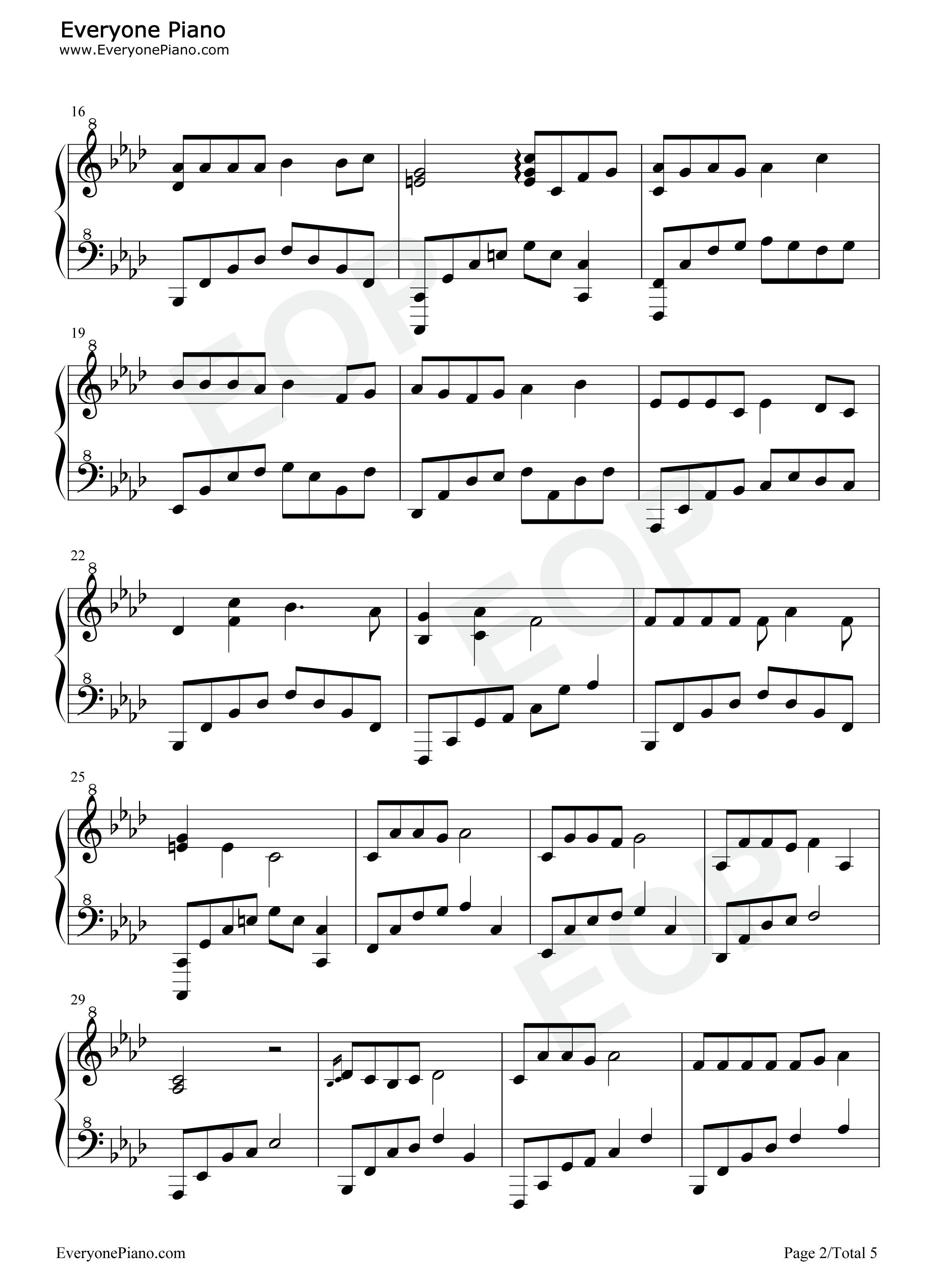 醒不来的梦钢琴谱_回小仙