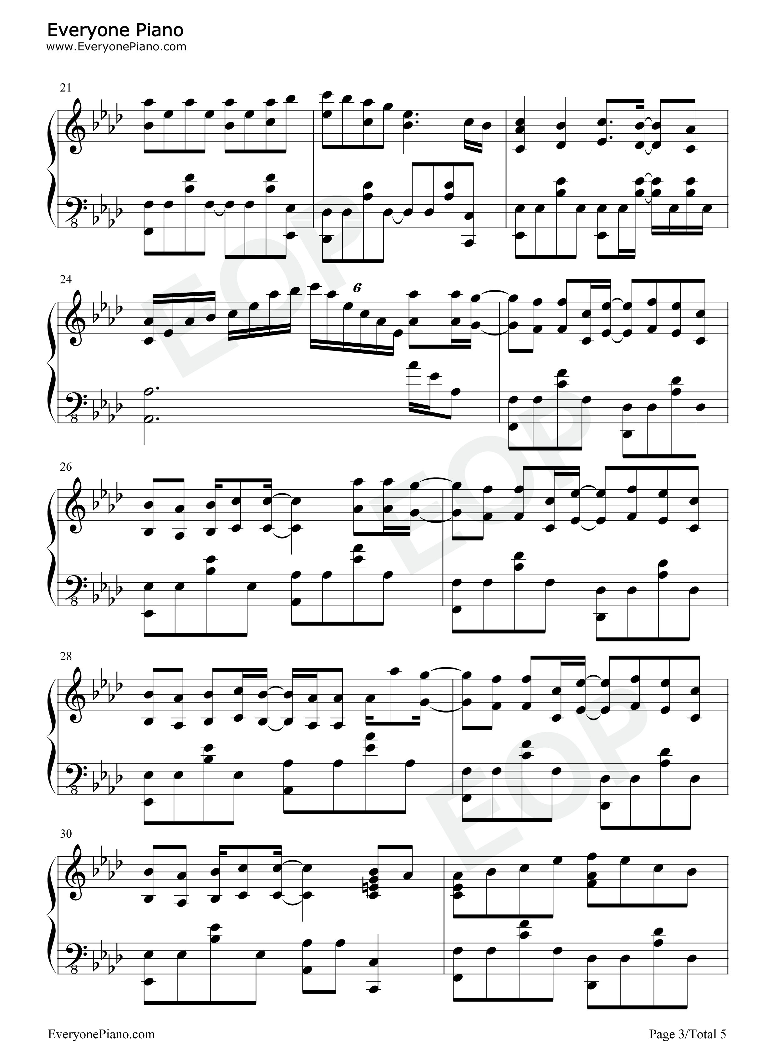 アイデンティティ钢琴谱_秋山黄色