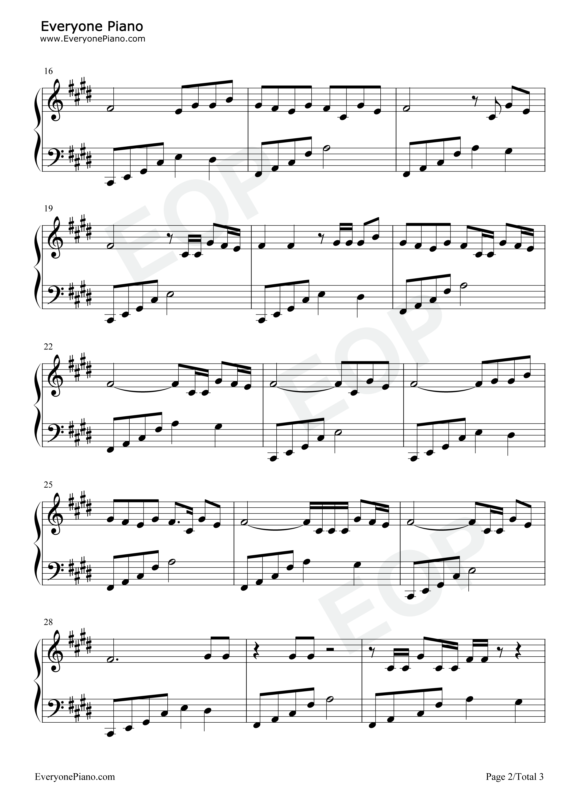 For_the_Night钢琴谱_Pop_Smoke_Lil_Baby_DaBaby