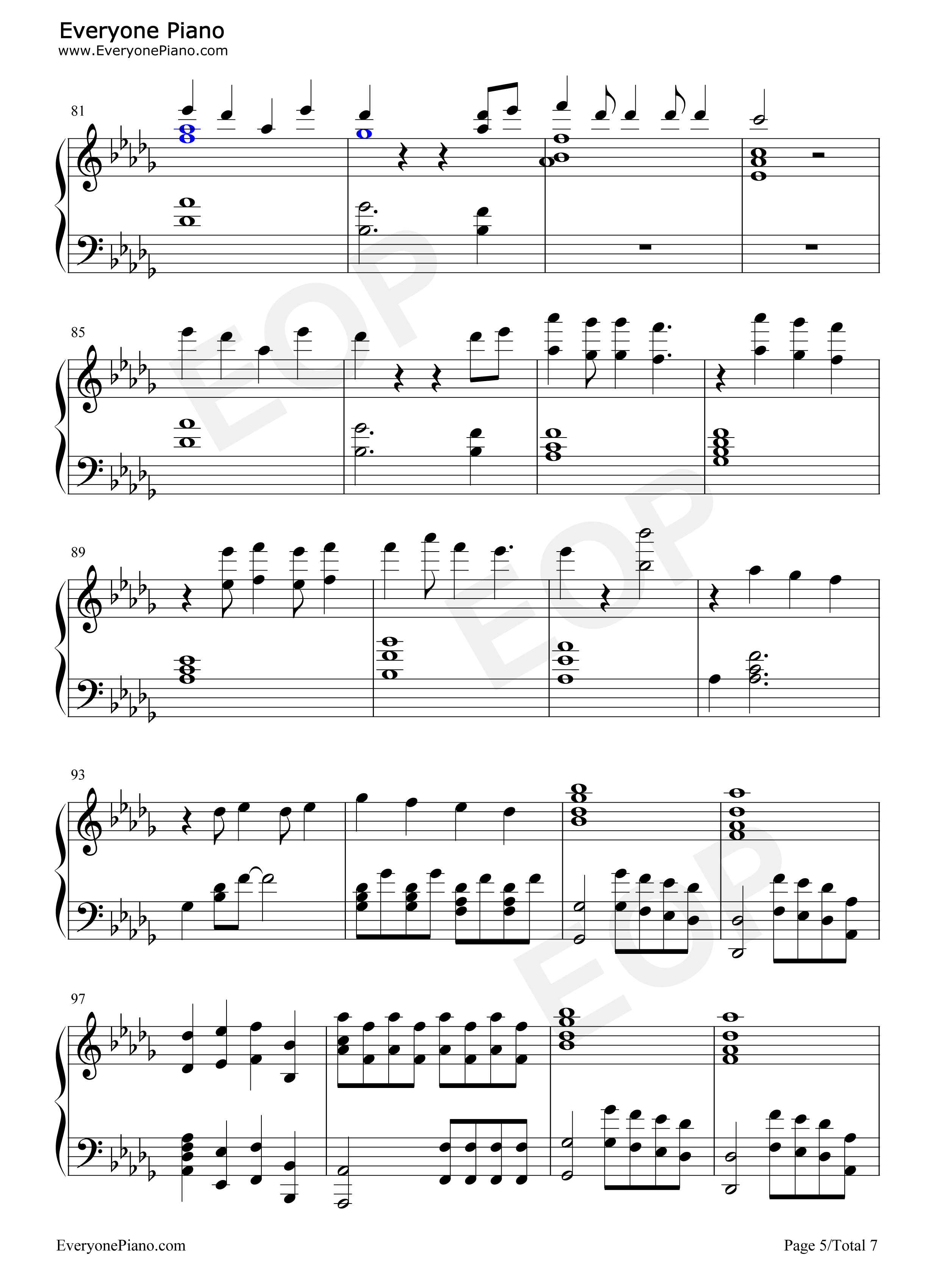 Friends钢琴谱_防弹少年团