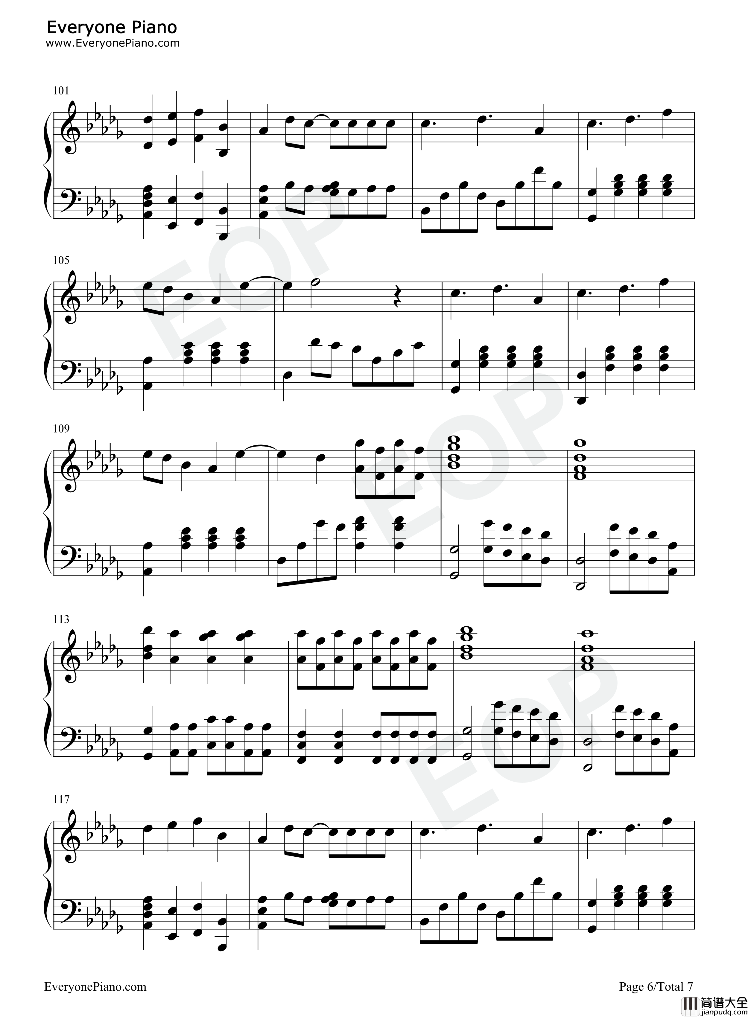 Friends钢琴谱_防弹少年团