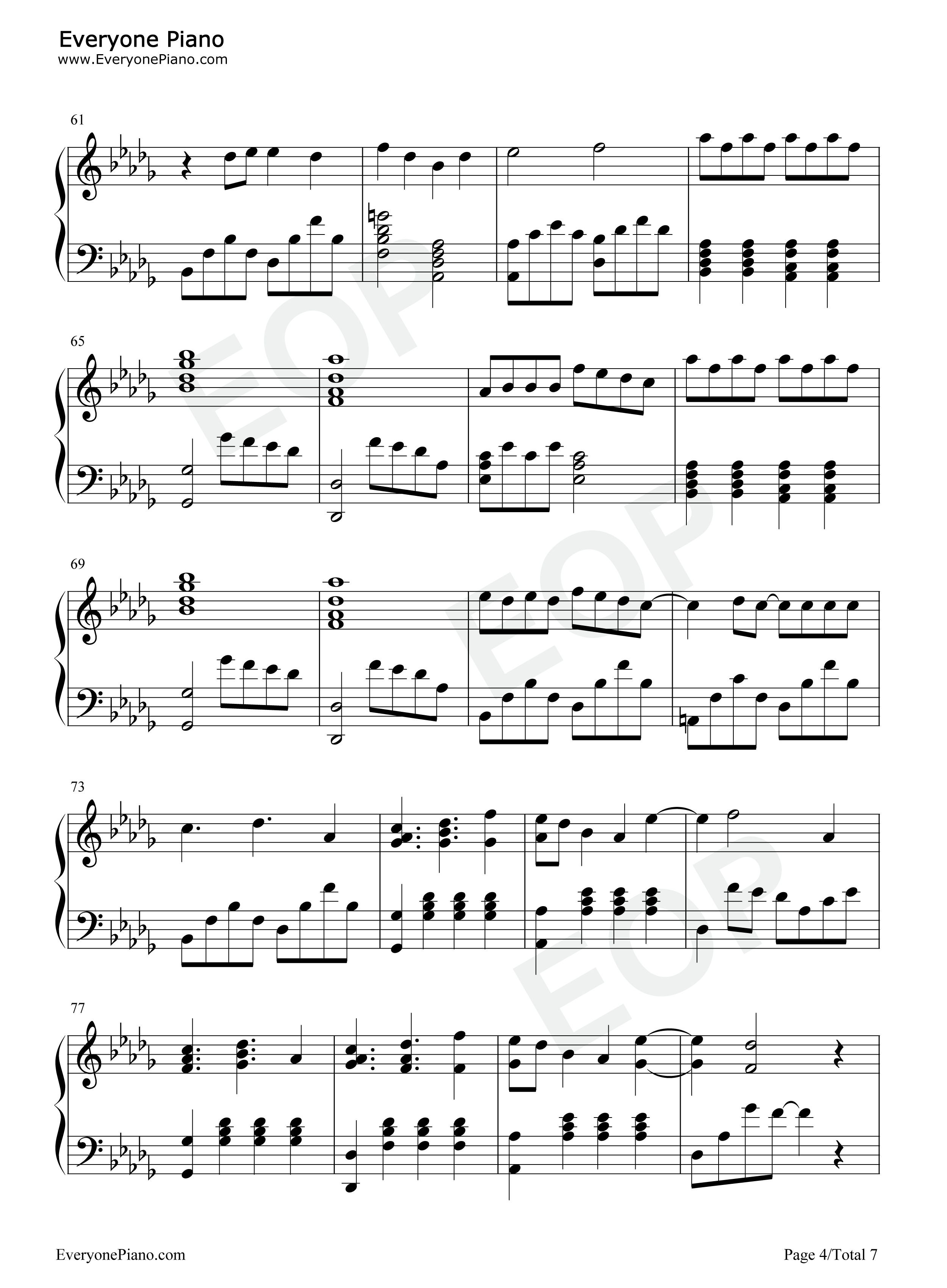 Friends钢琴谱_防弹少年团