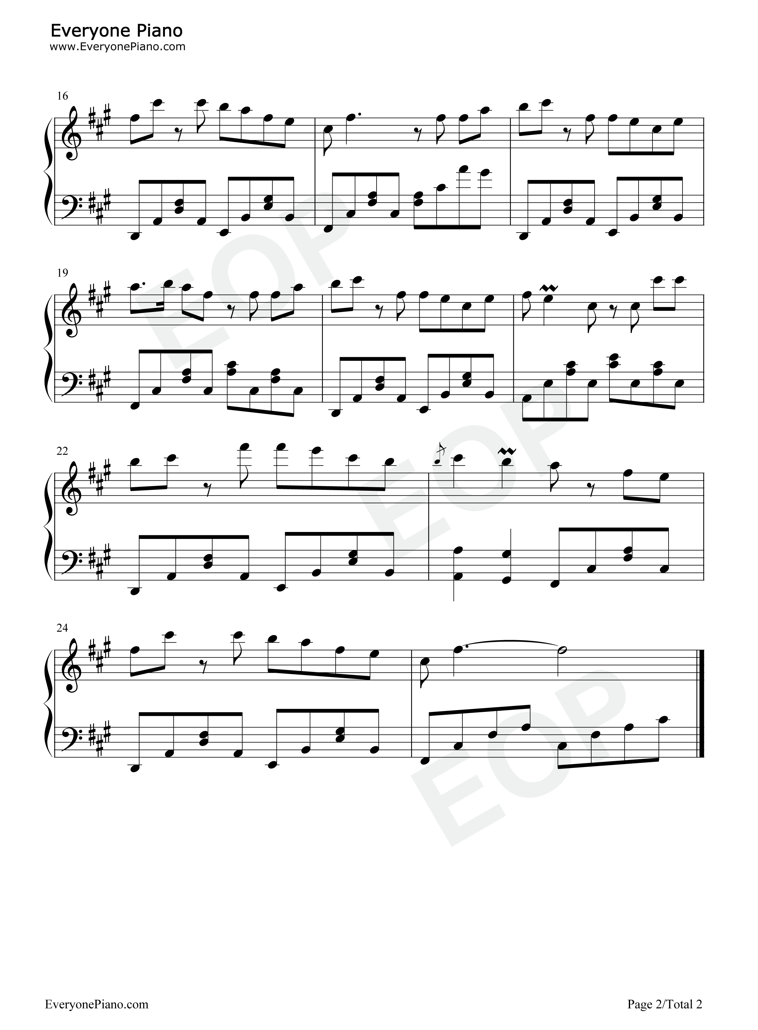 燕无歇钢琴谱_是七叔呢