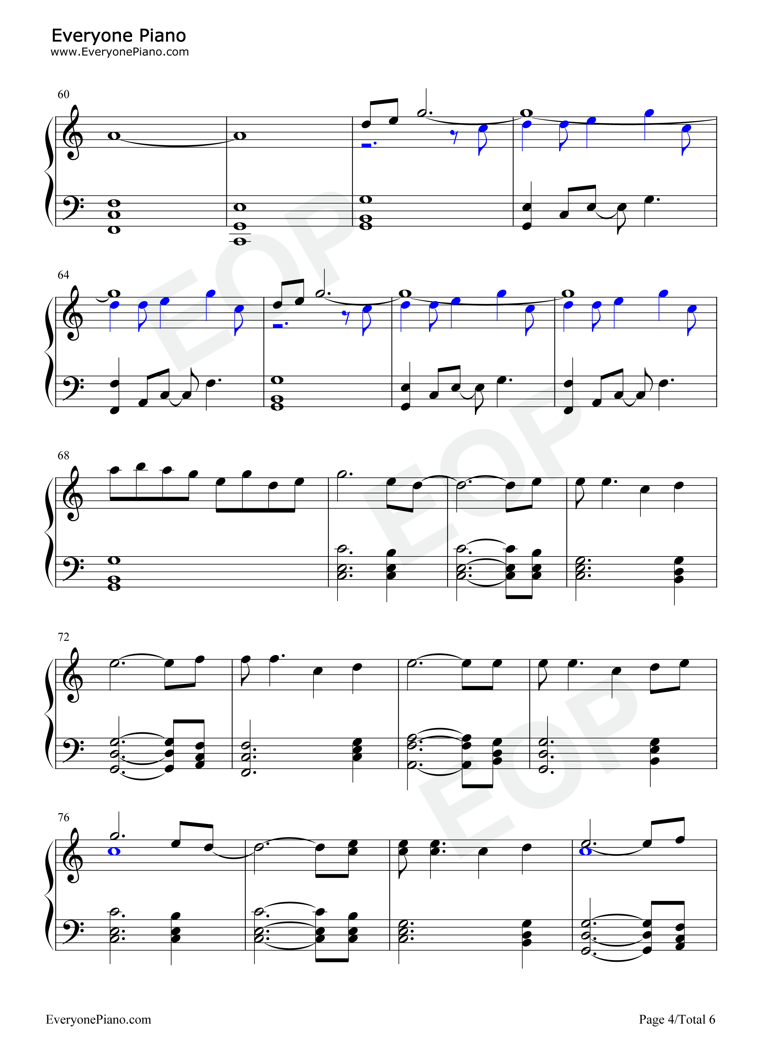 Let_Somebody_Go钢琴谱_Coldplay_Selena_Gomez