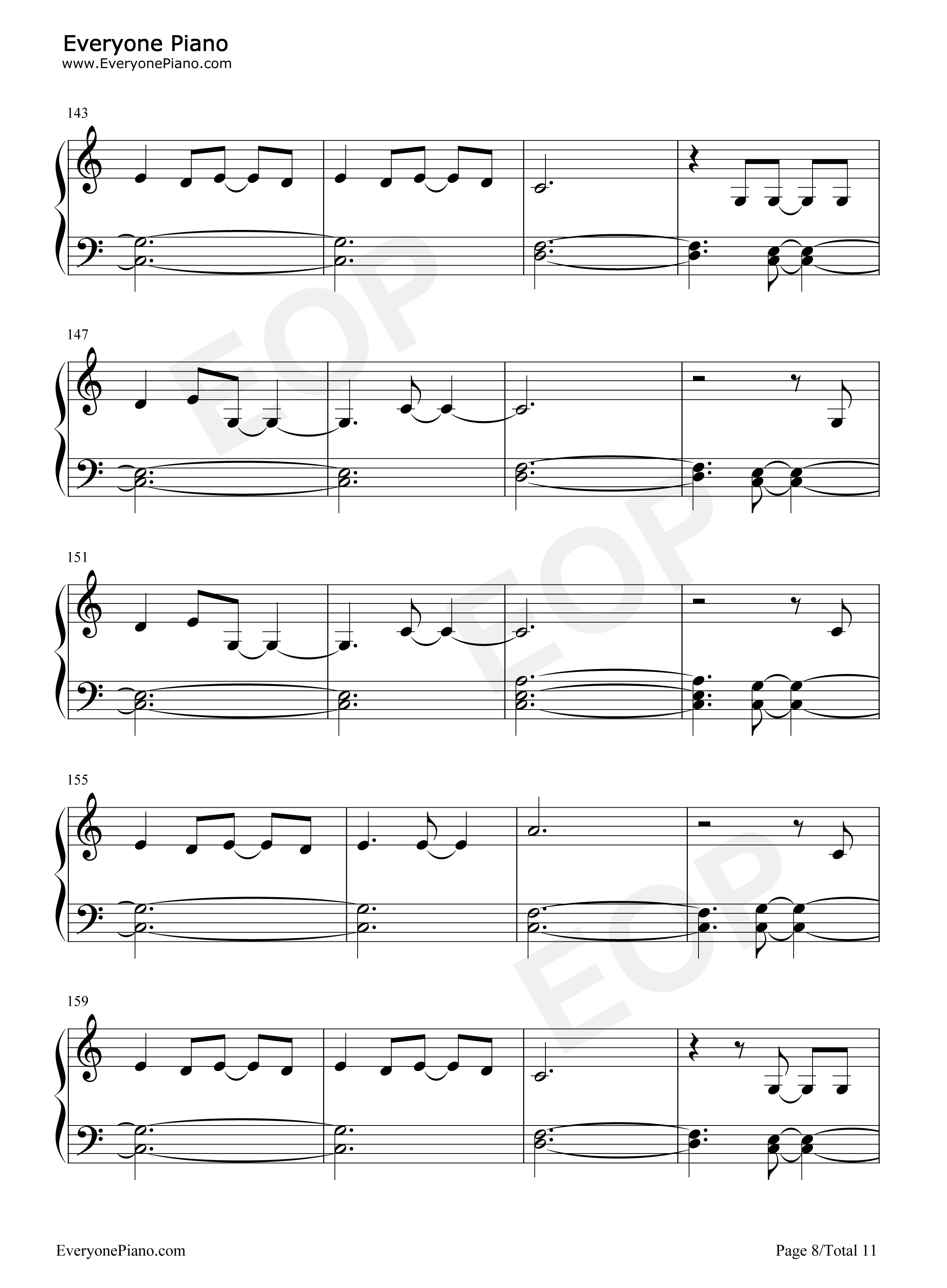 The_1钢琴谱_Taylor_Swift