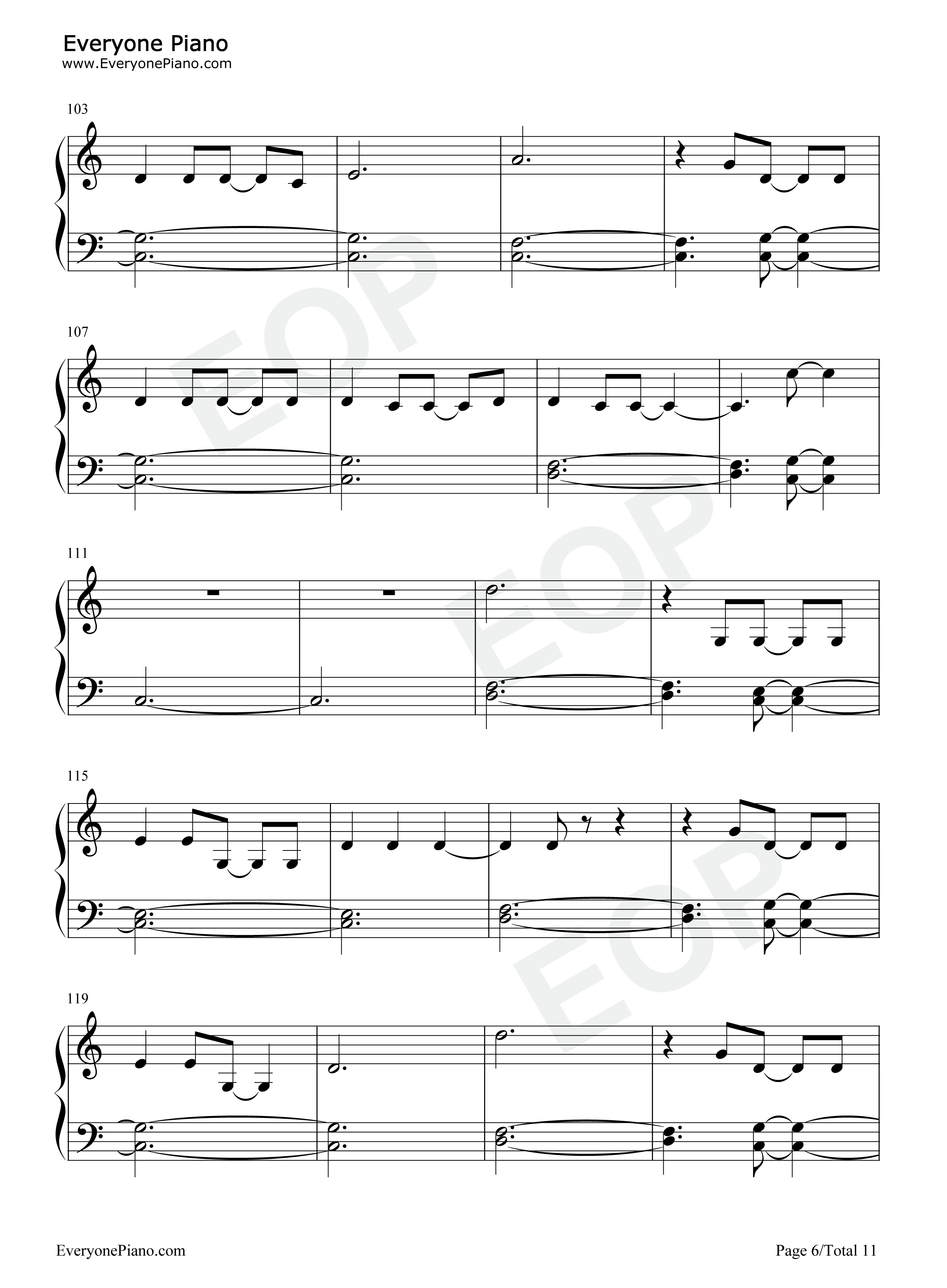 The_1钢琴谱_Taylor_Swift