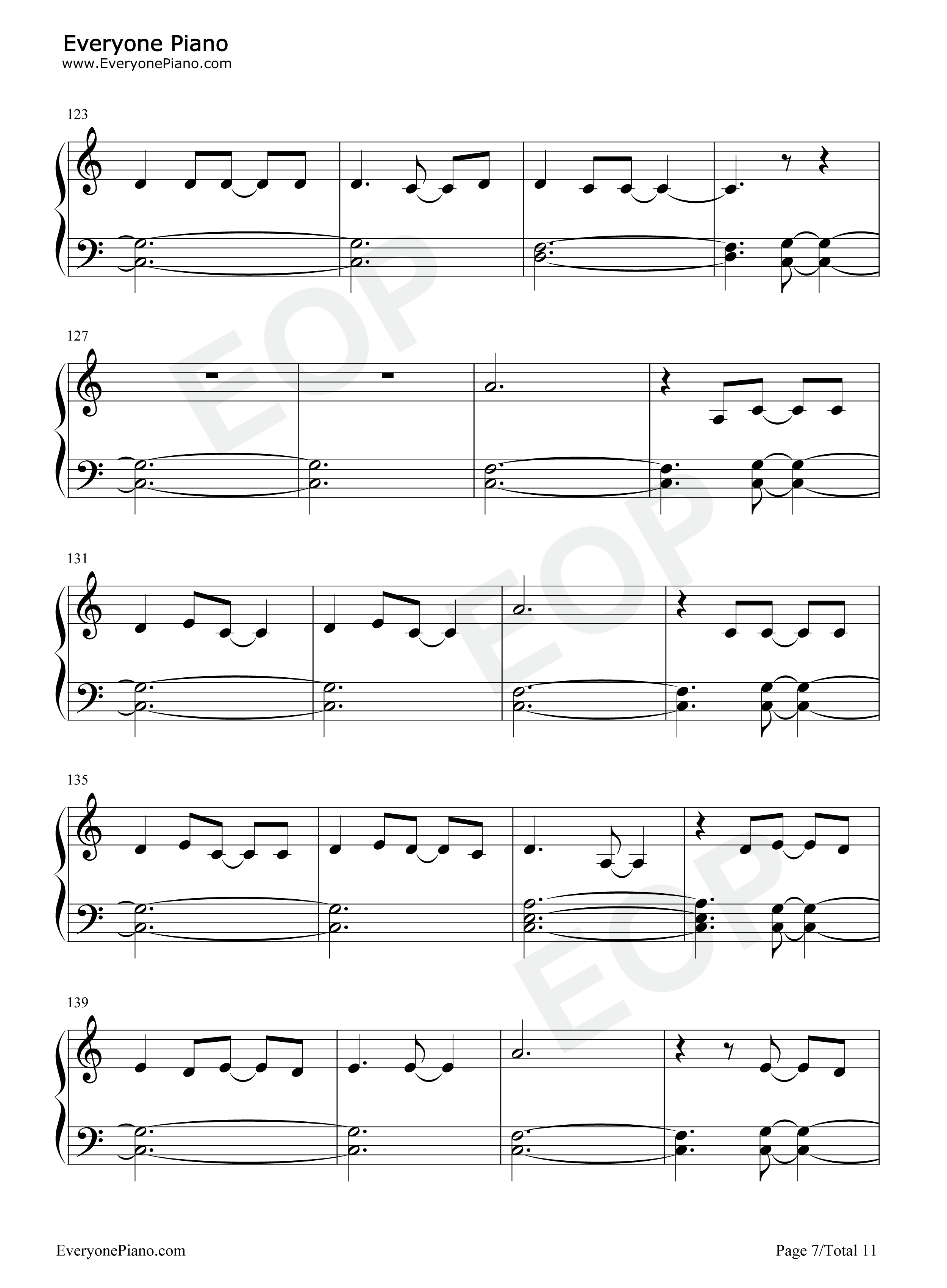 The_1钢琴谱_Taylor_Swift