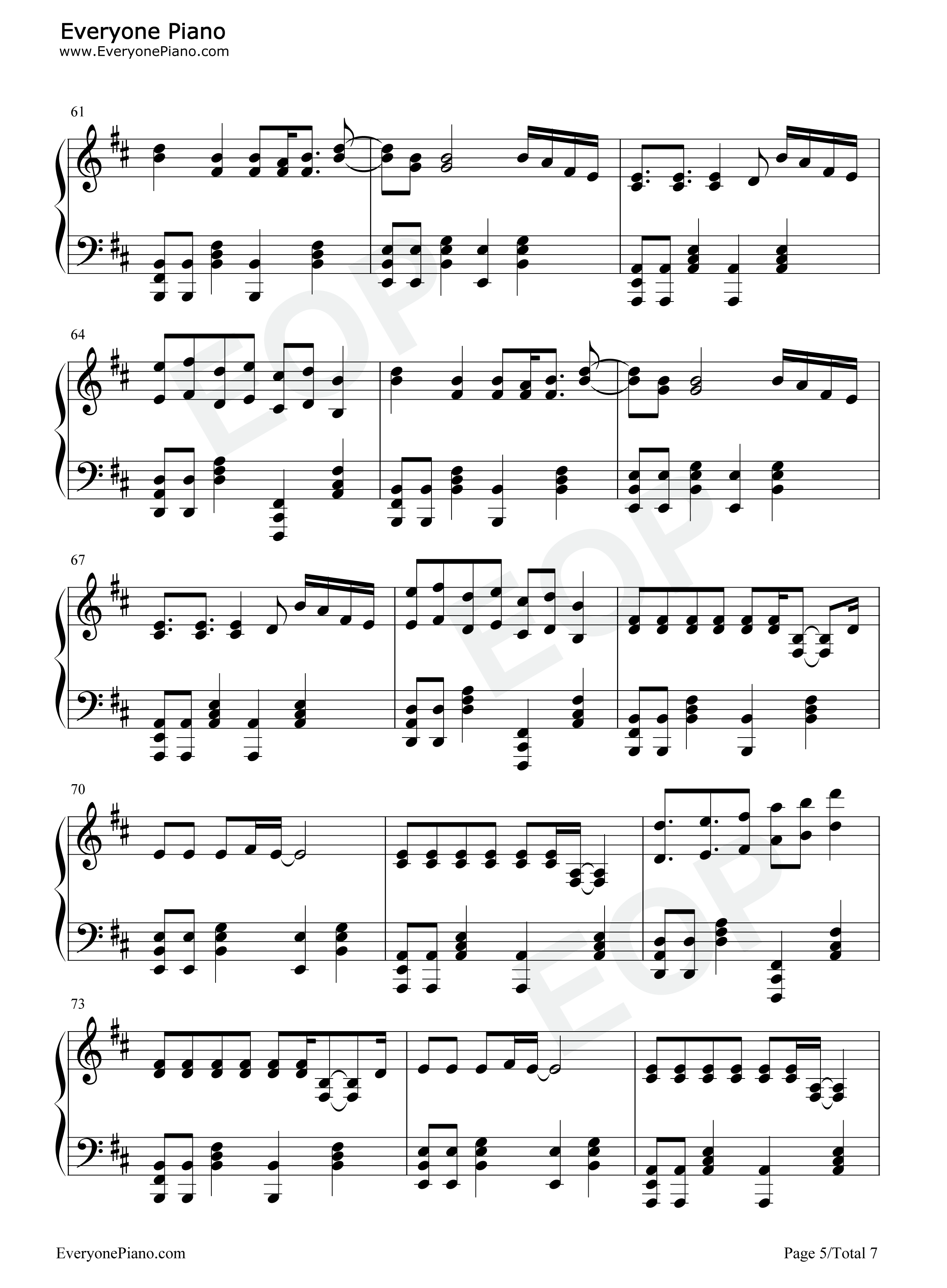 The_Feels钢琴谱_Twice