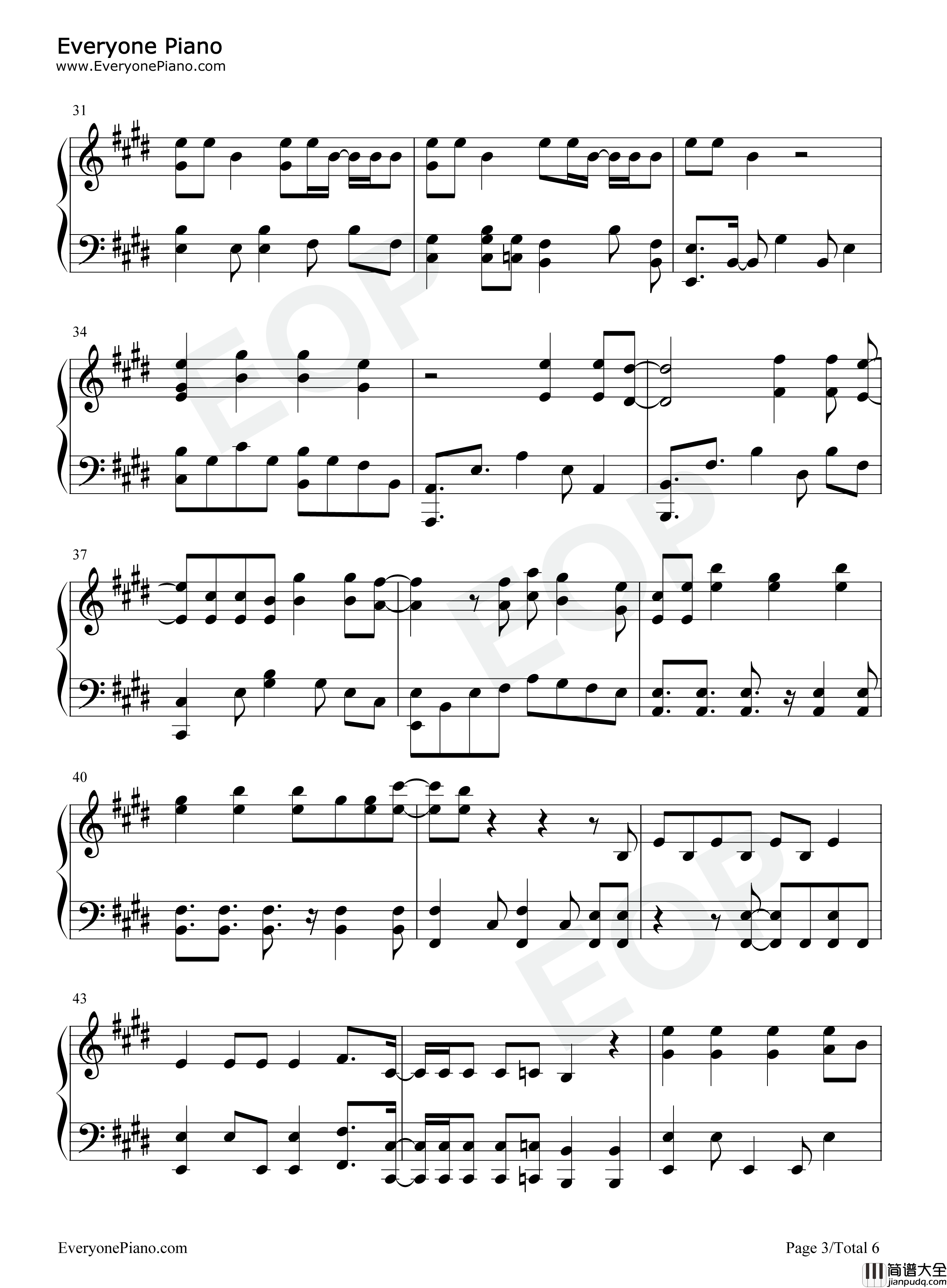 Dolphin钢琴谱_Oh_My_Girl