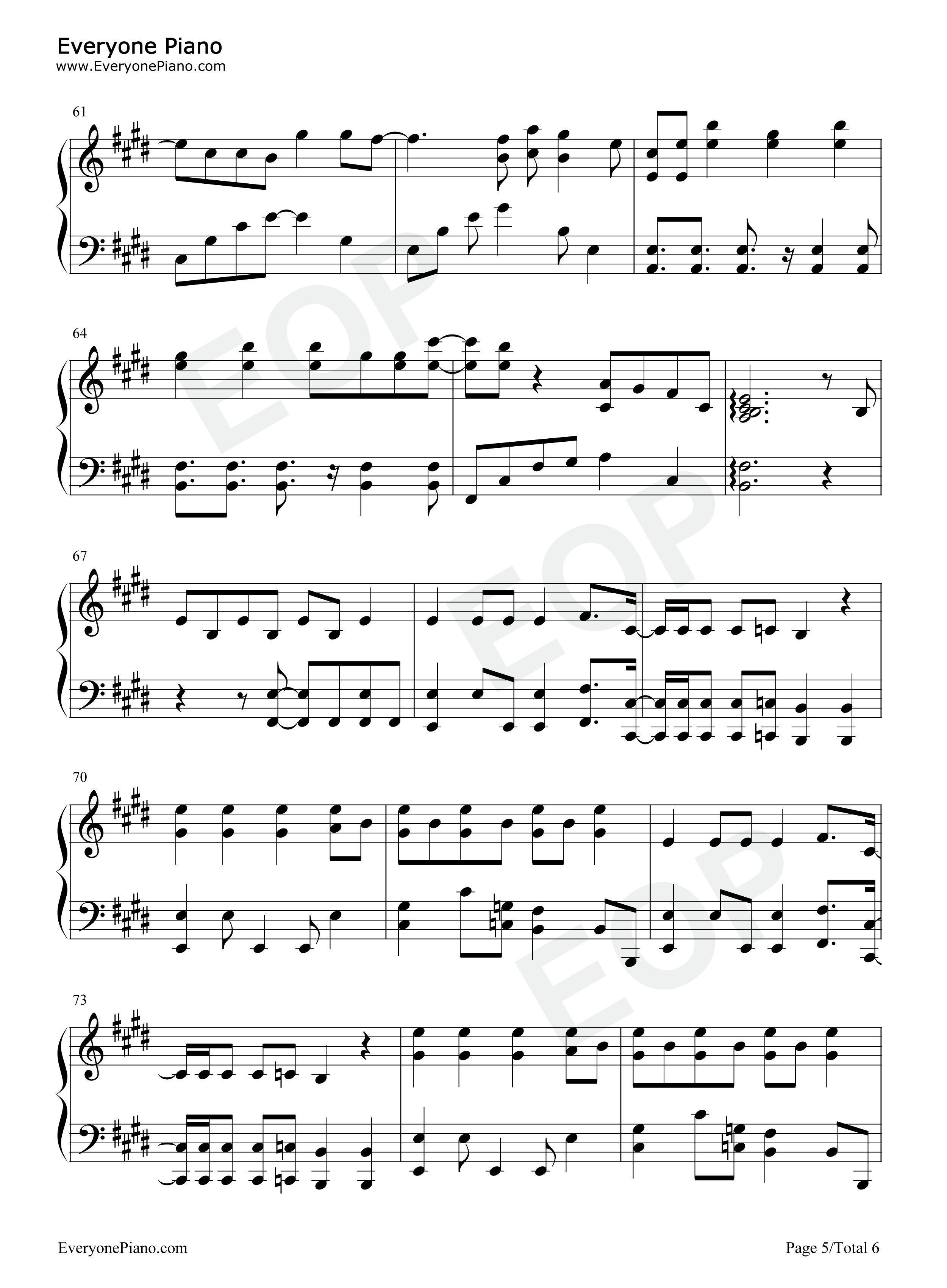 Dolphin钢琴谱_Oh_My_Girl