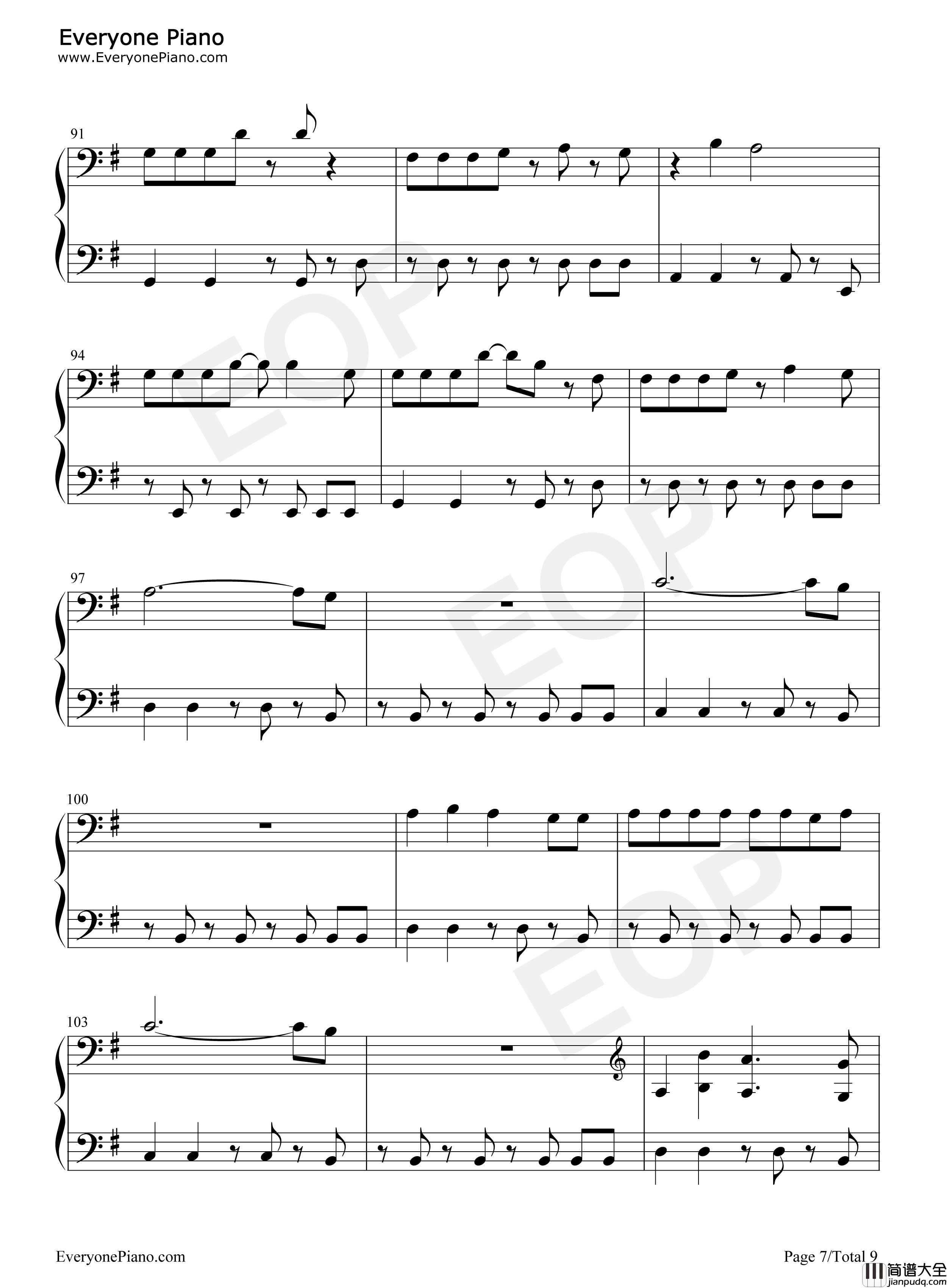 The_Last_Great_American_Dynasty钢琴谱_Taylor_Swift