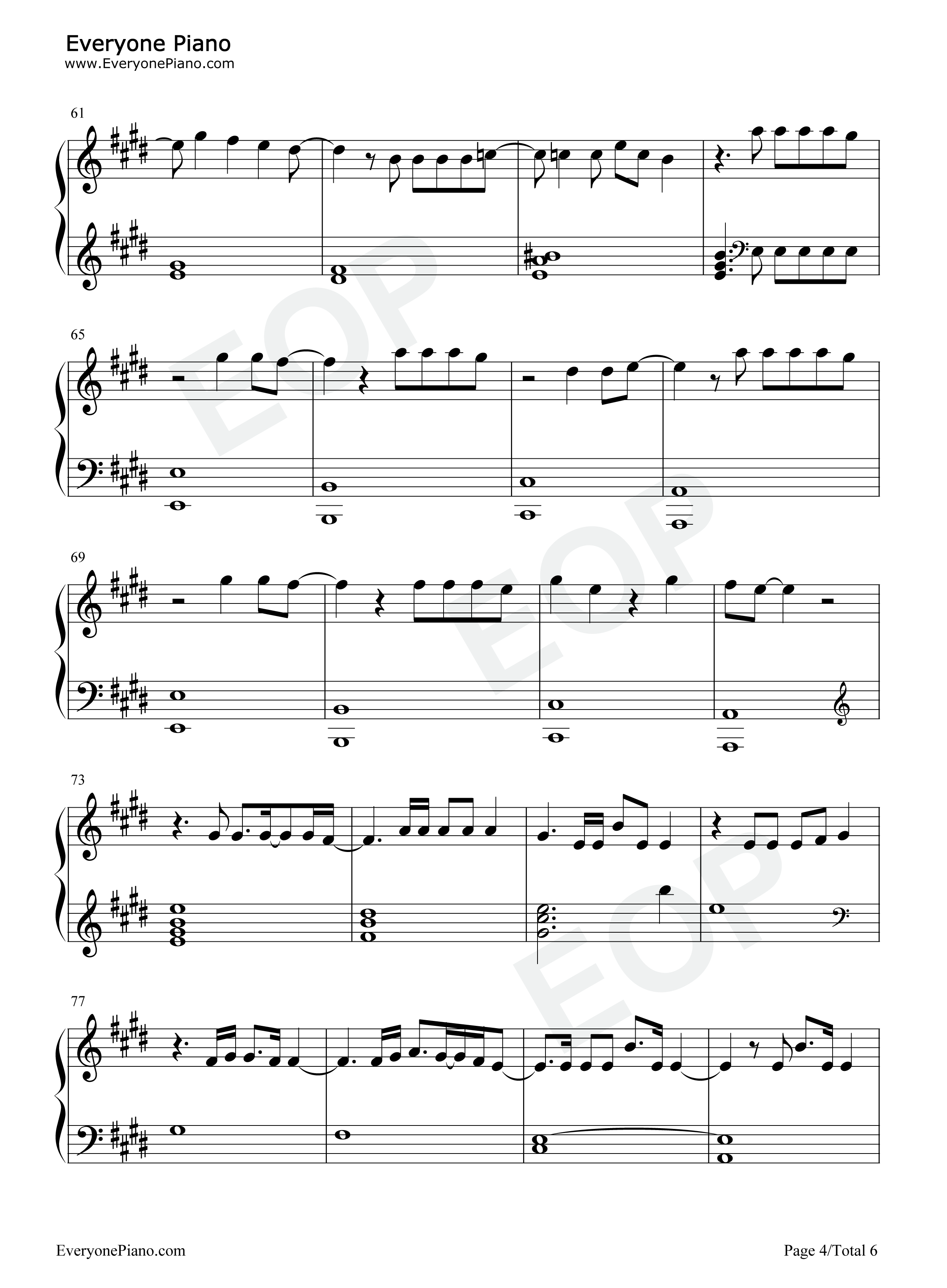 My_Life钢琴谱_Imagine_Dragons