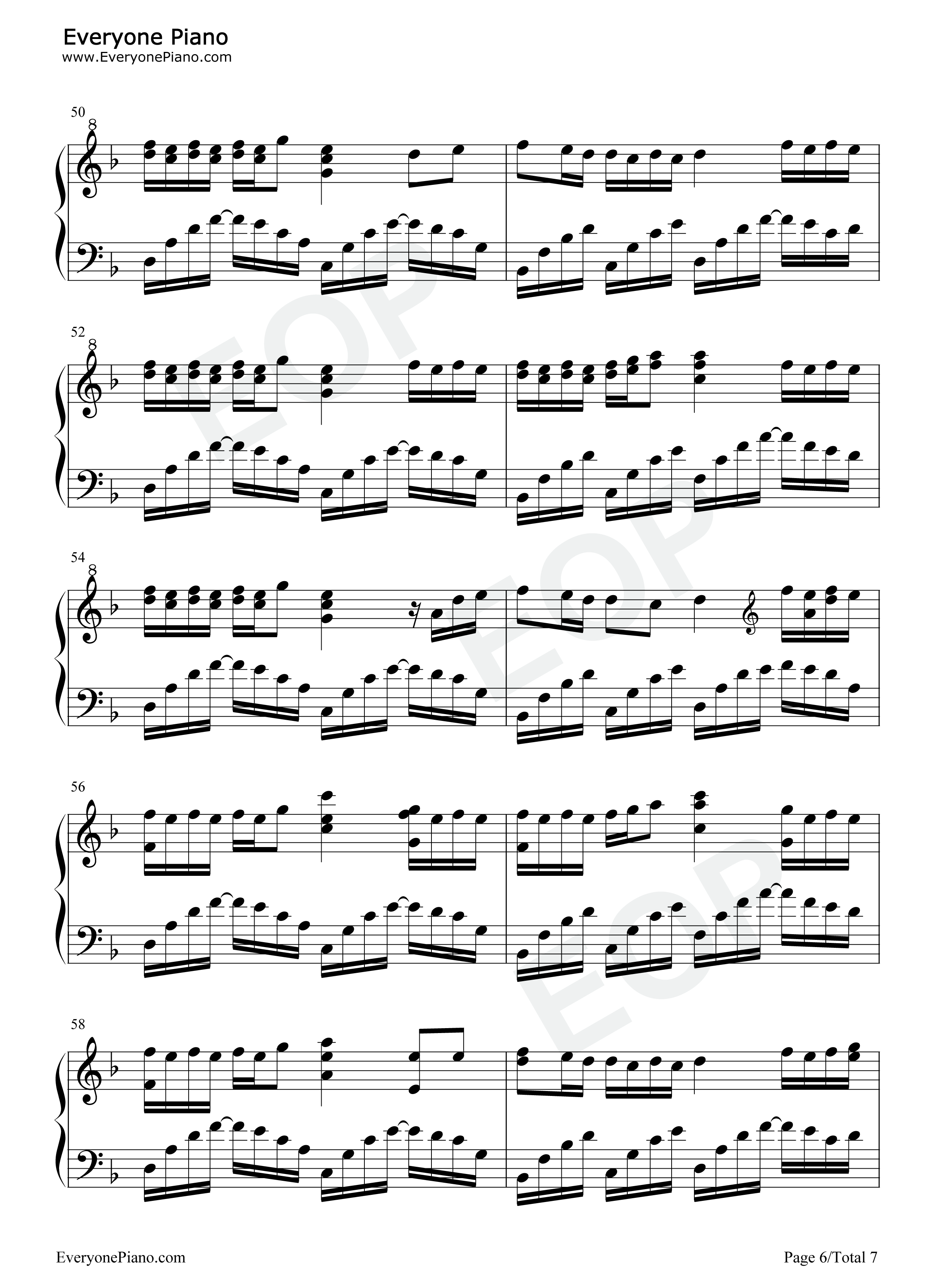 自导自演钢琴谱_周杰伦