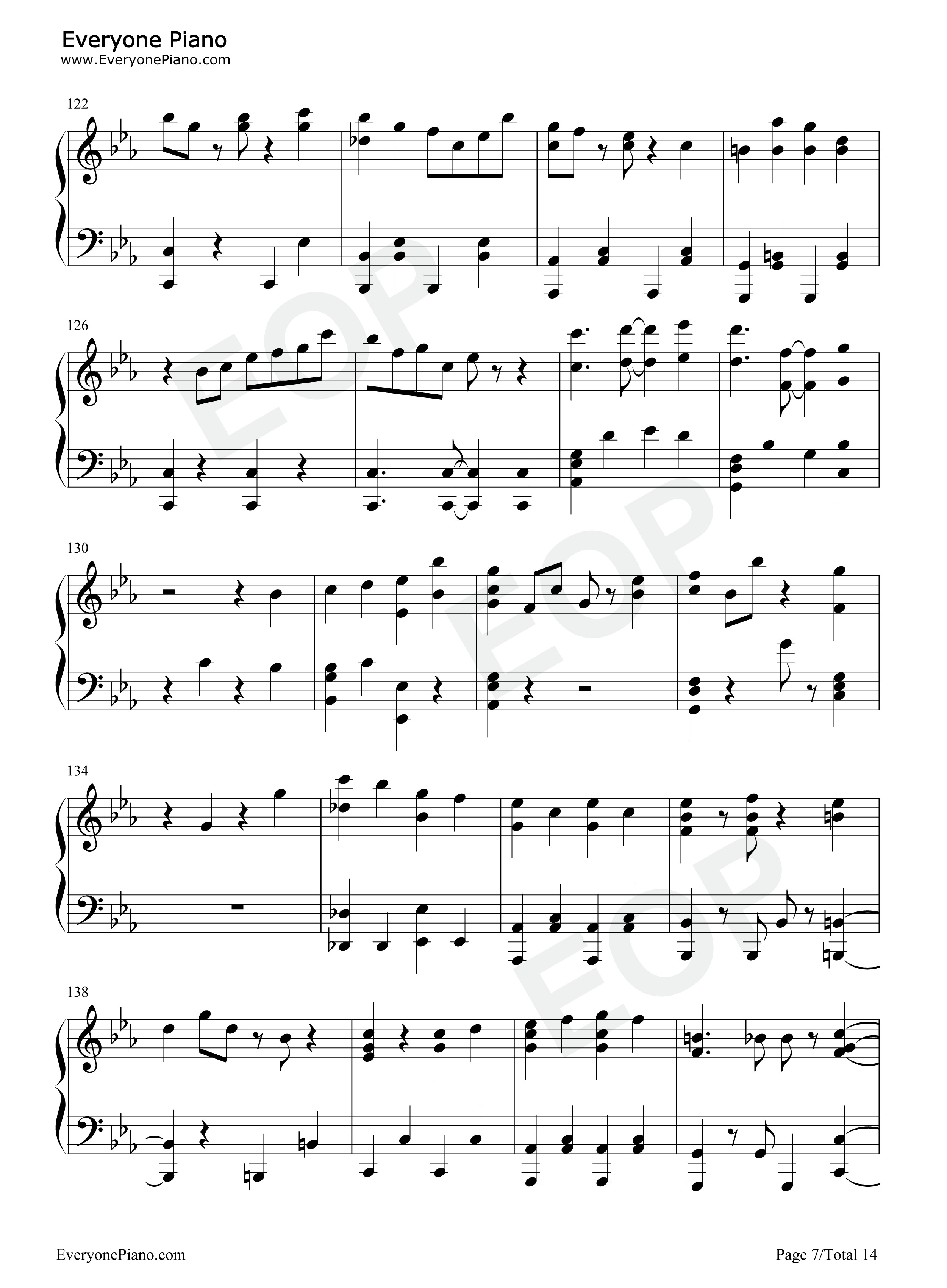 夜に駆ける钢琴谱_Yoasobi