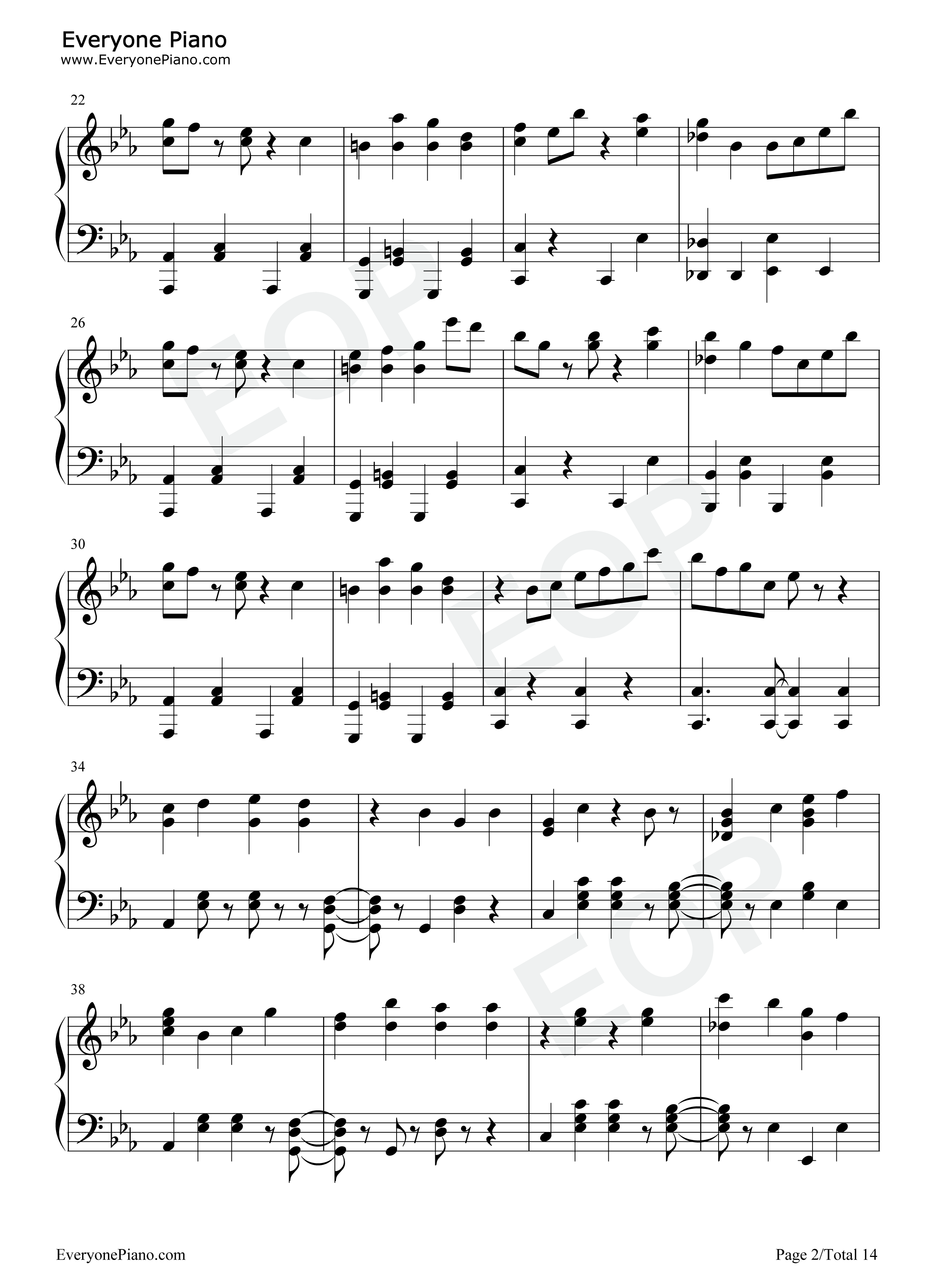 夜に駆ける钢琴谱_Yoasobi