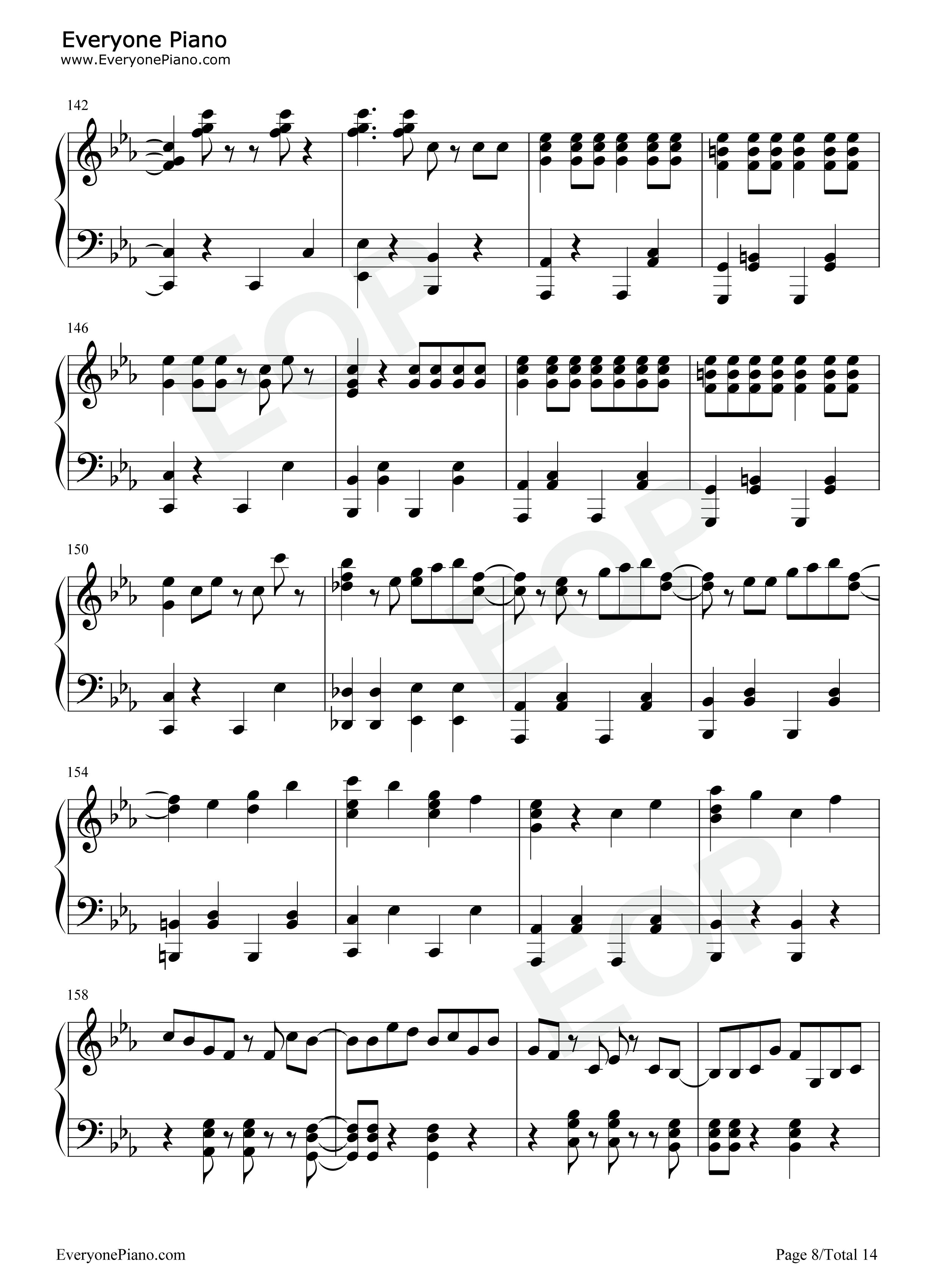 夜に駆ける钢琴谱_Yoasobi