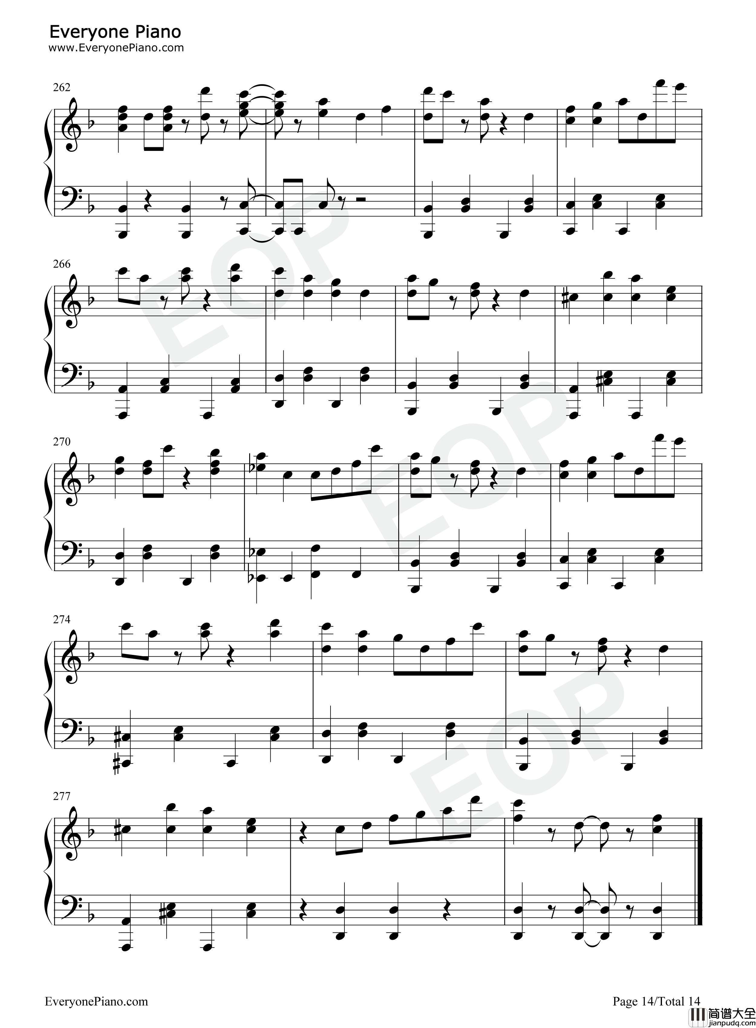 夜に駆ける钢琴谱_Yoasobi