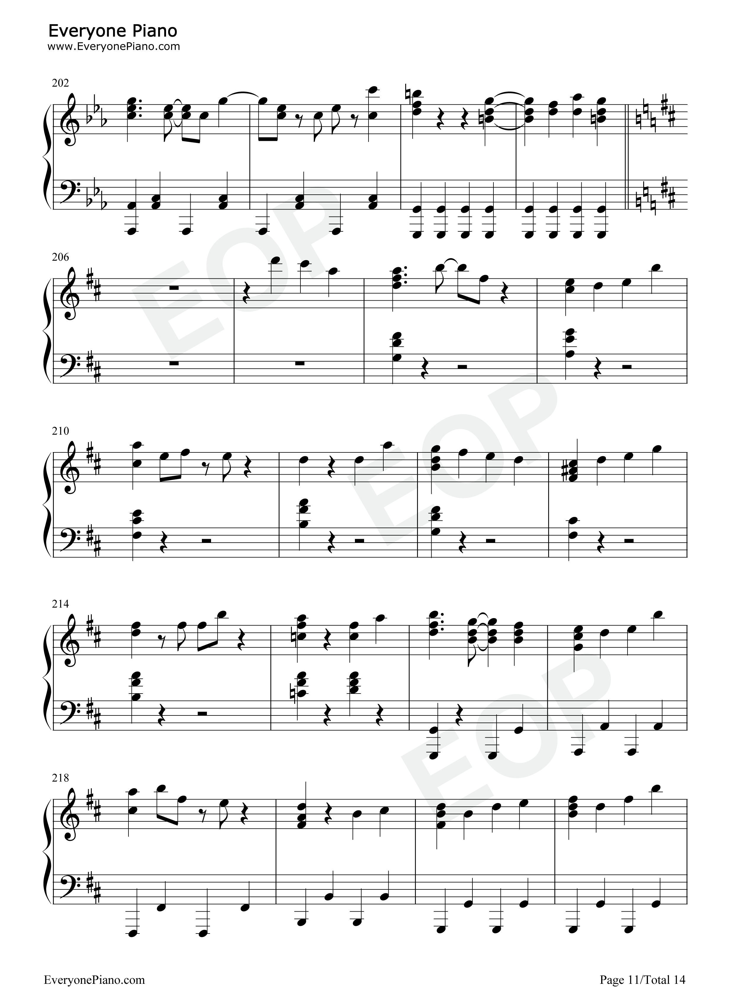 夜に駆ける钢琴谱_Yoasobi