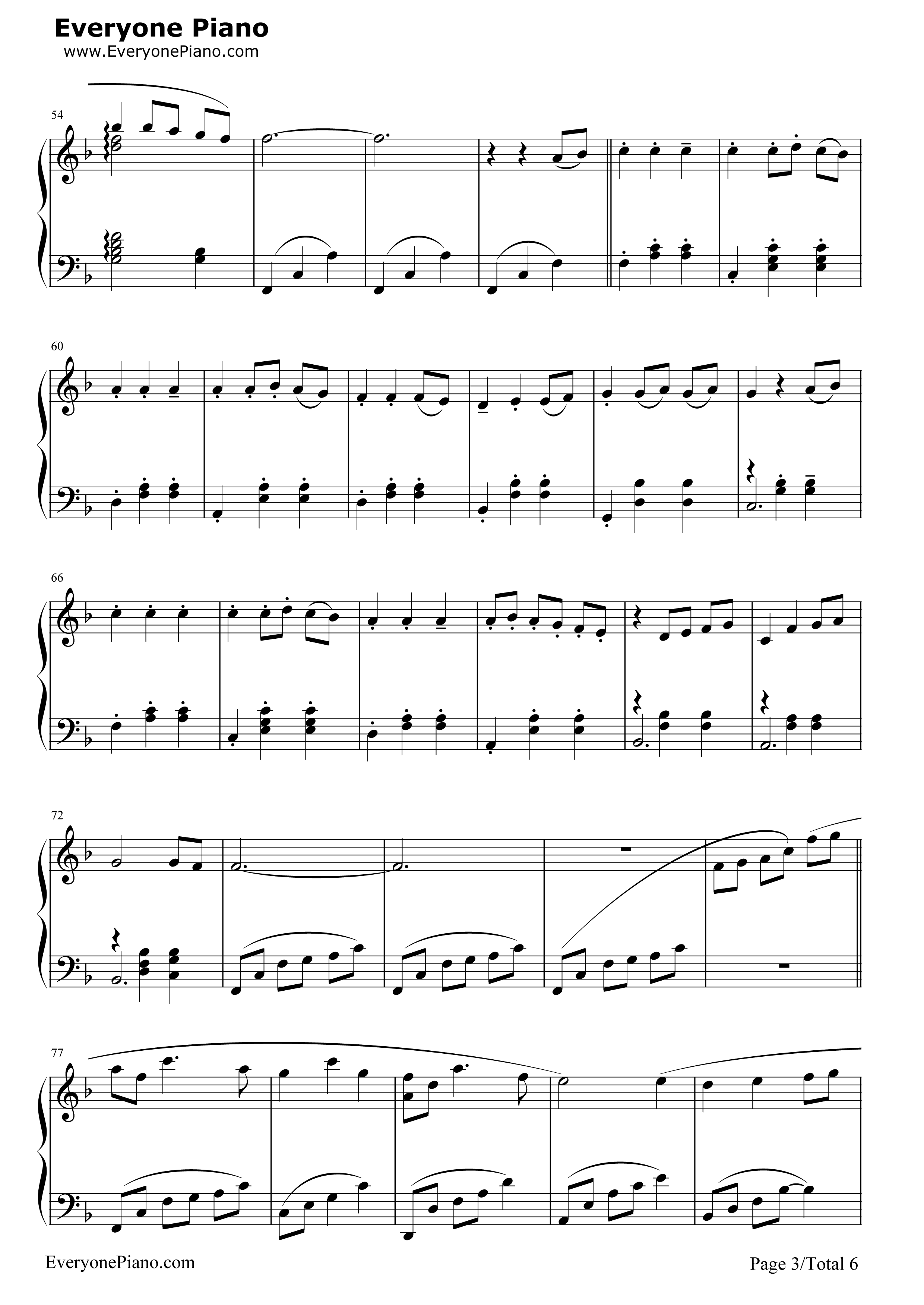 Always_with_Me钢琴谱_久石让_宫崎骏