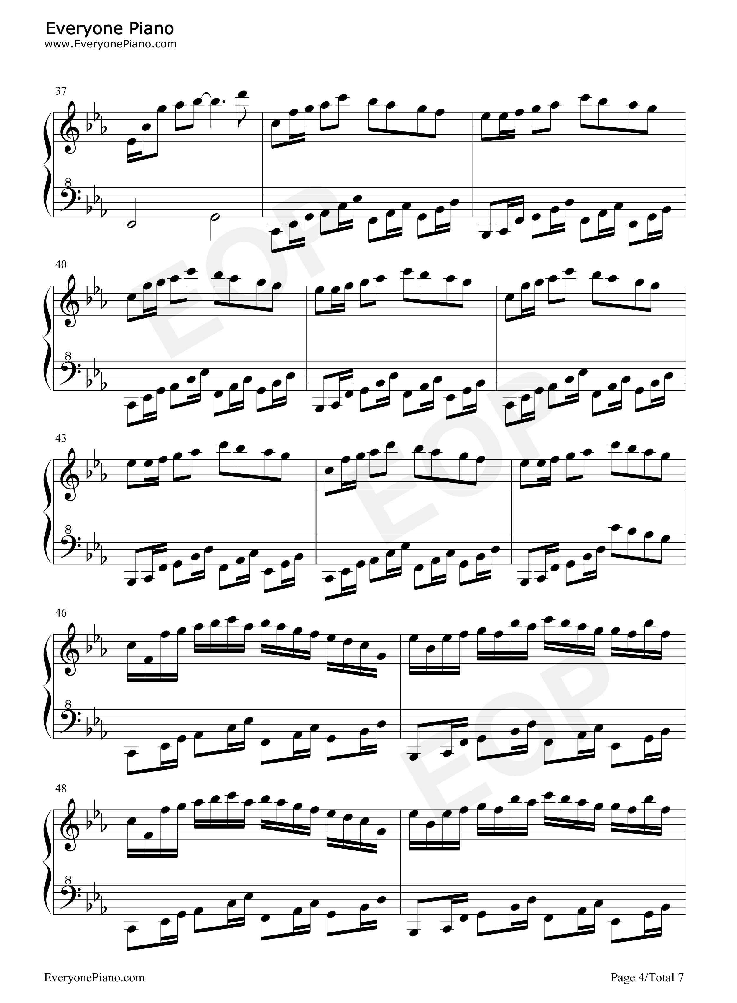 秋之幻钢琴谱_啊鑫呀ya