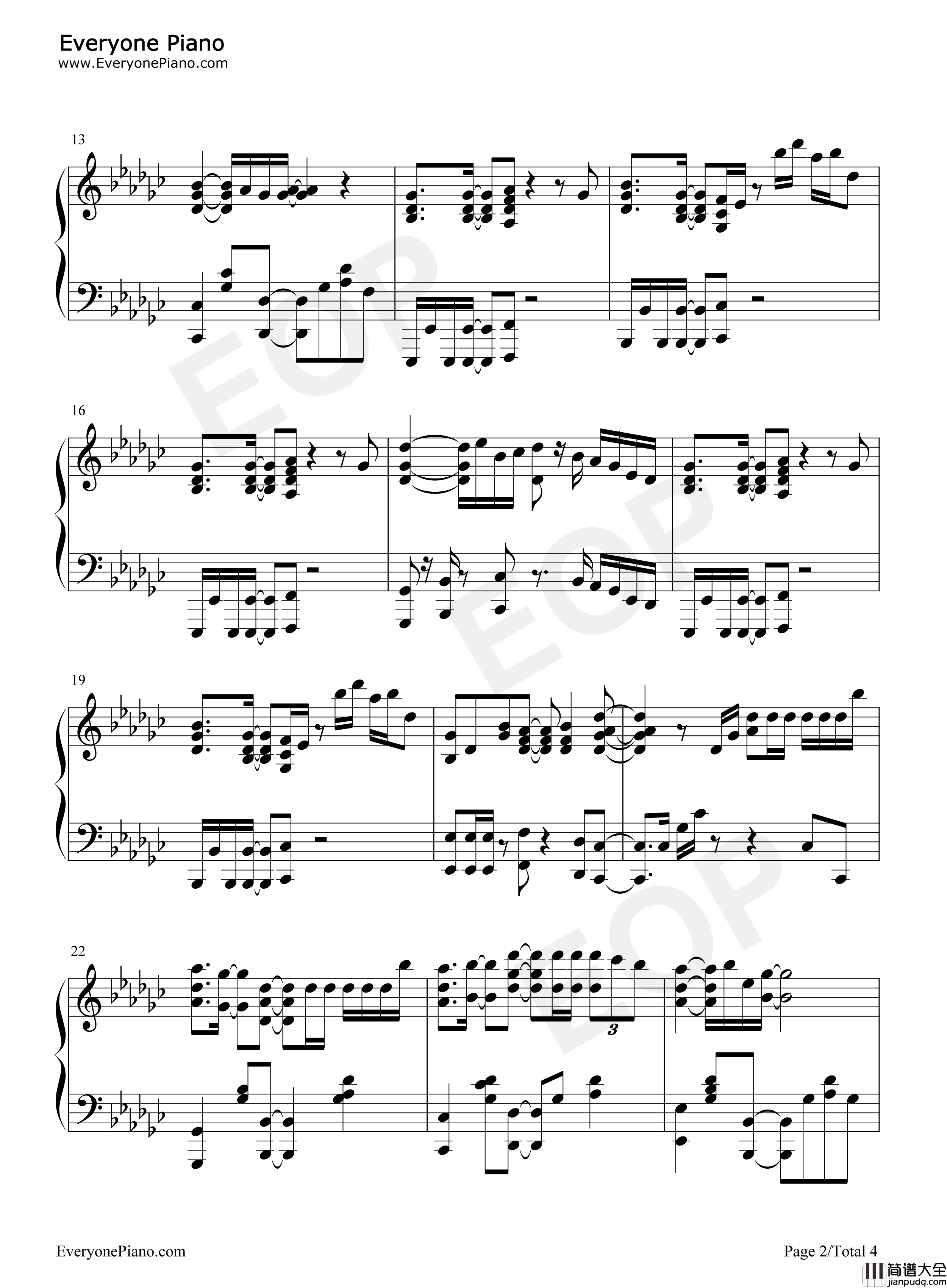 Strawberry_Moon钢琴谱_IU_李知恩