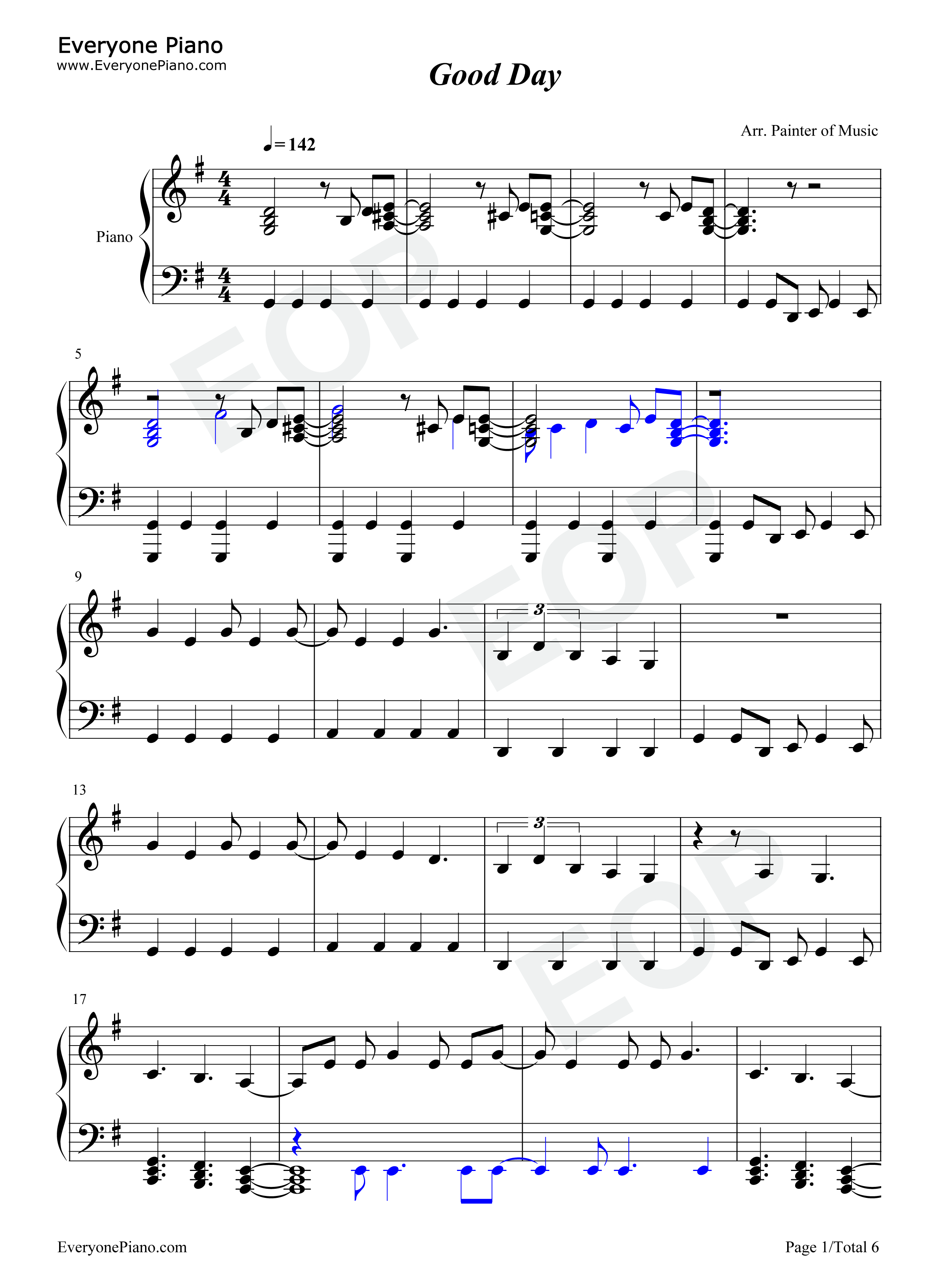 Good_Day钢琴谱_Twenty_One_Pilots