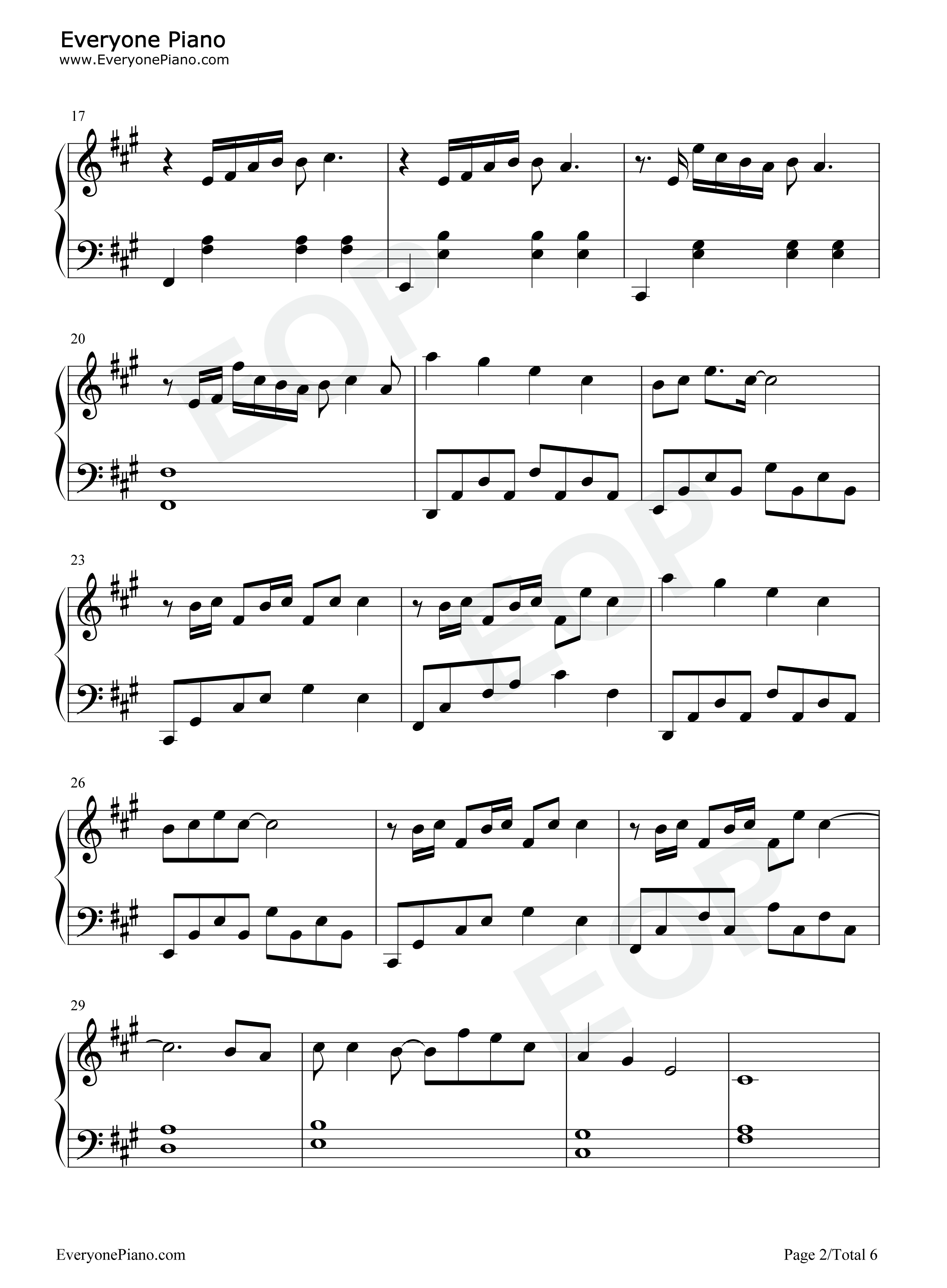 玫瑰少年钢琴谱_五月天