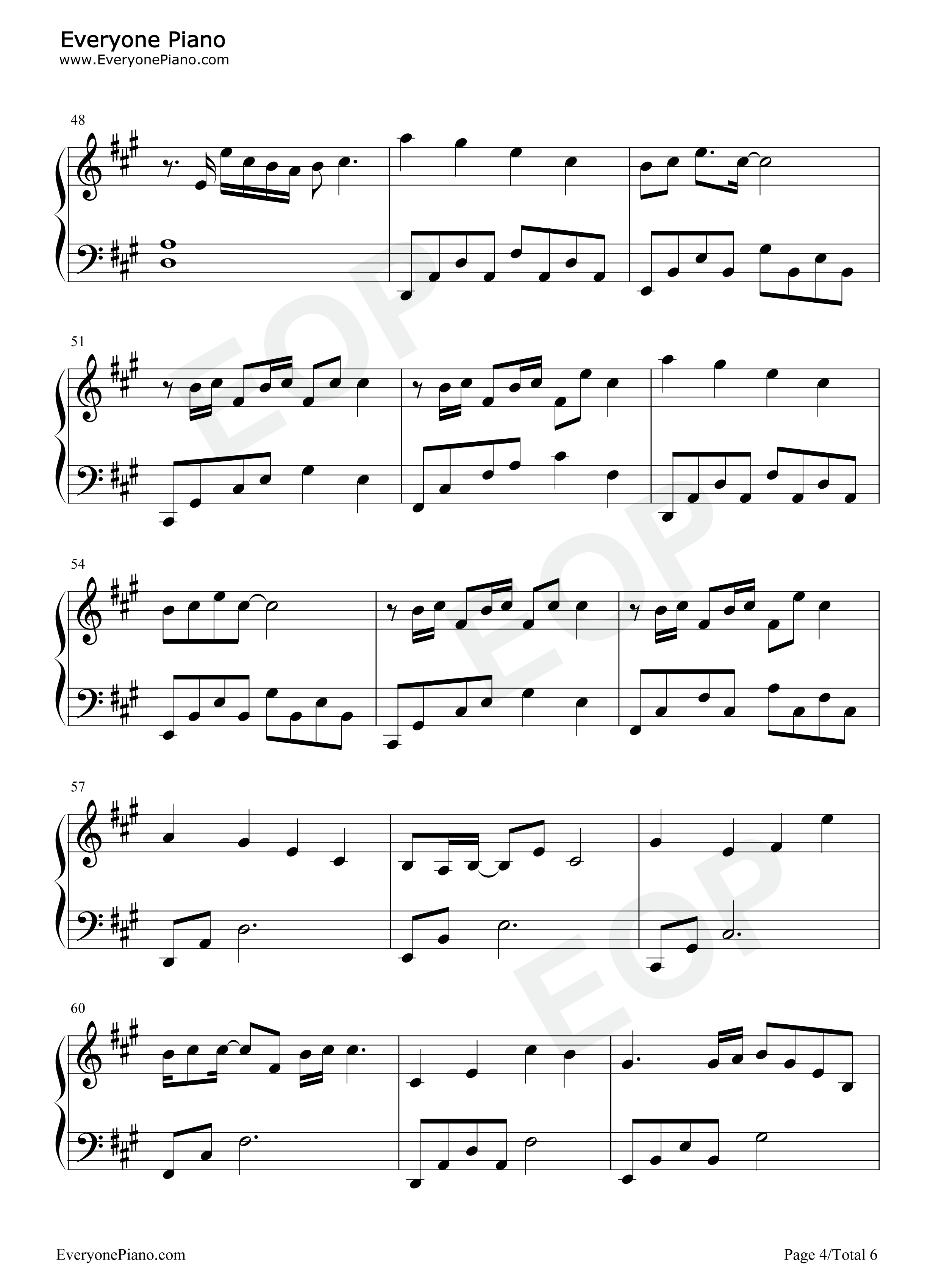 玫瑰少年钢琴谱_五月天