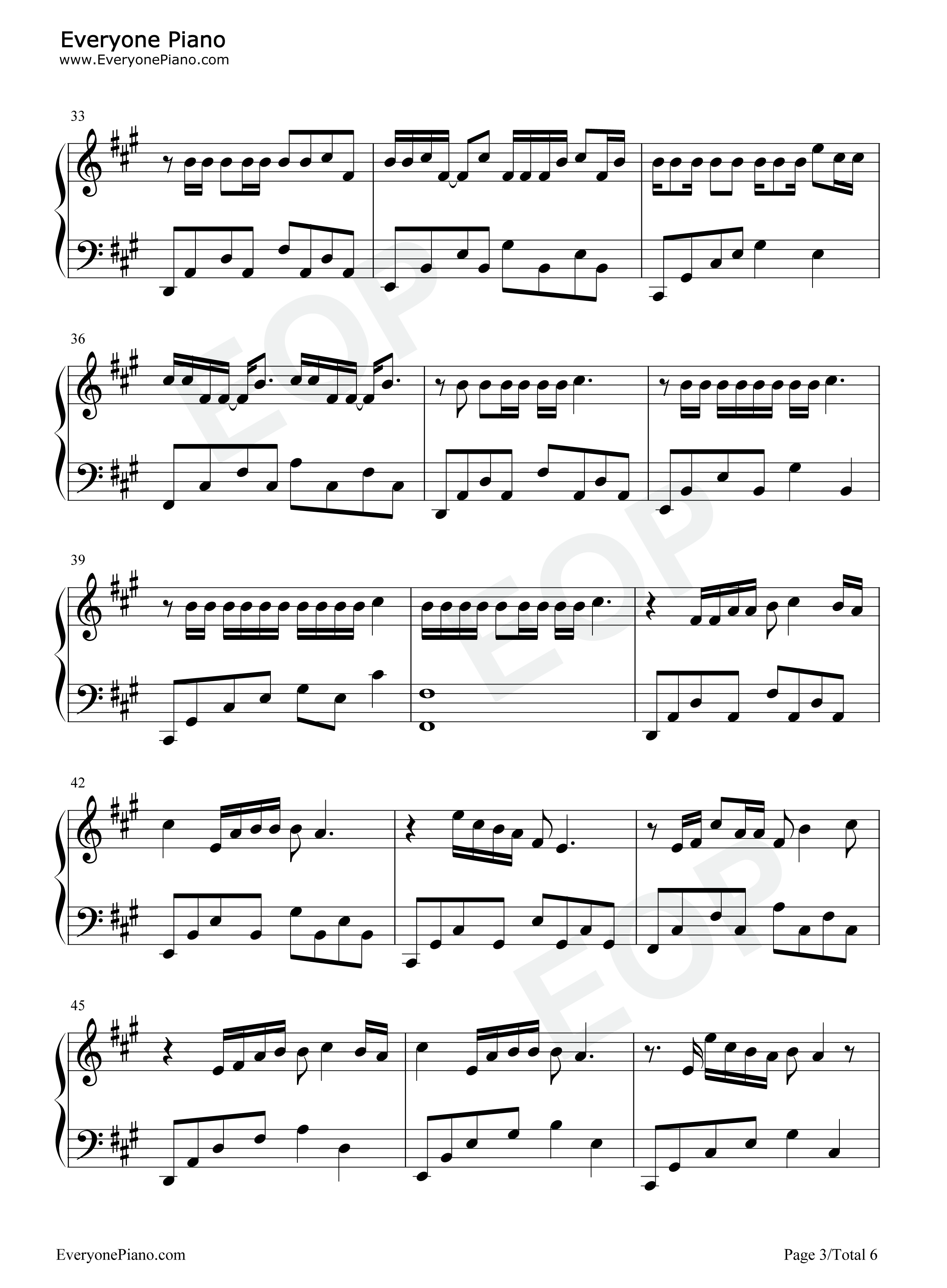 玫瑰少年钢琴谱_五月天