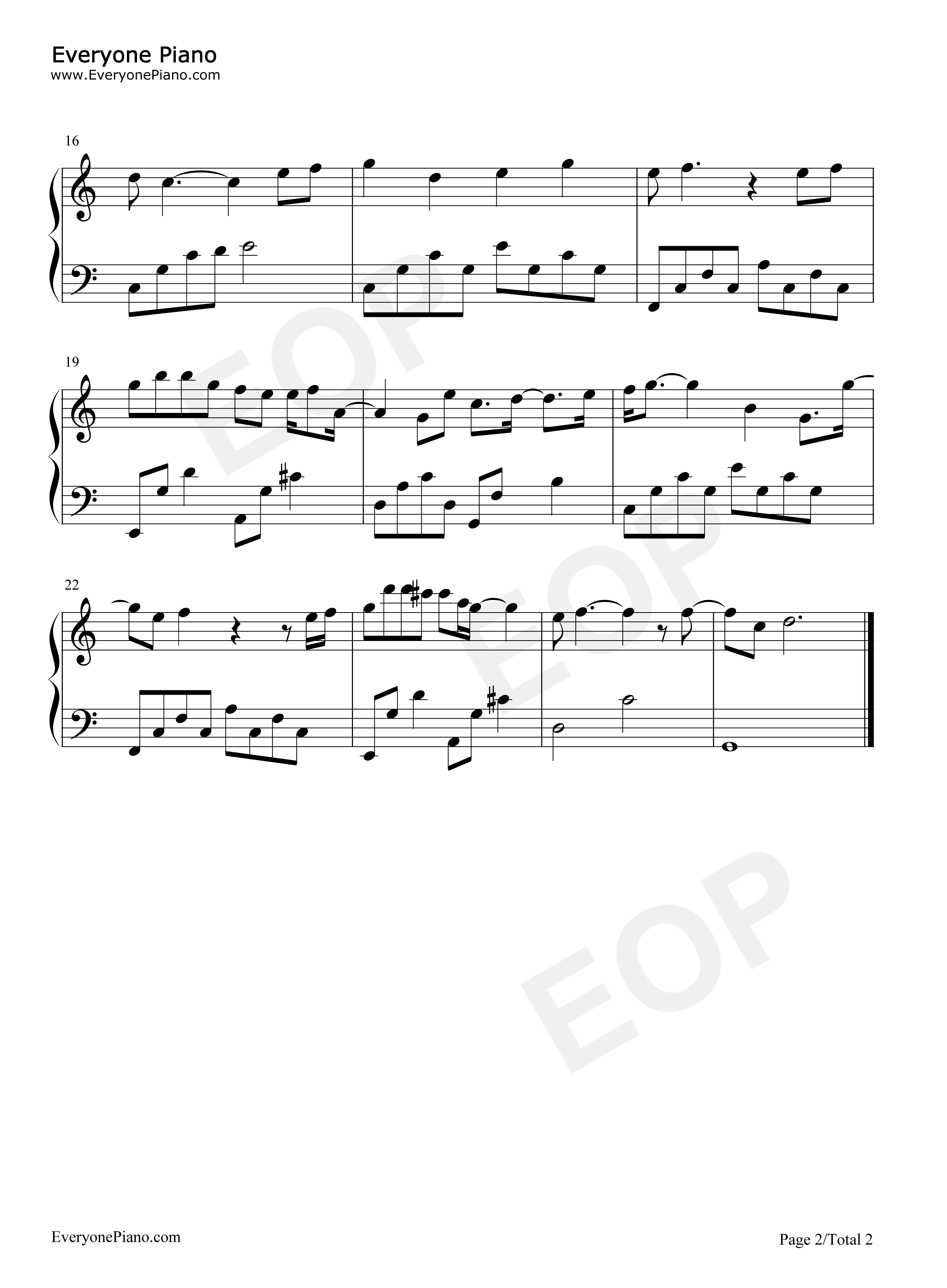 太阳月亮钢琴谱_毛不易