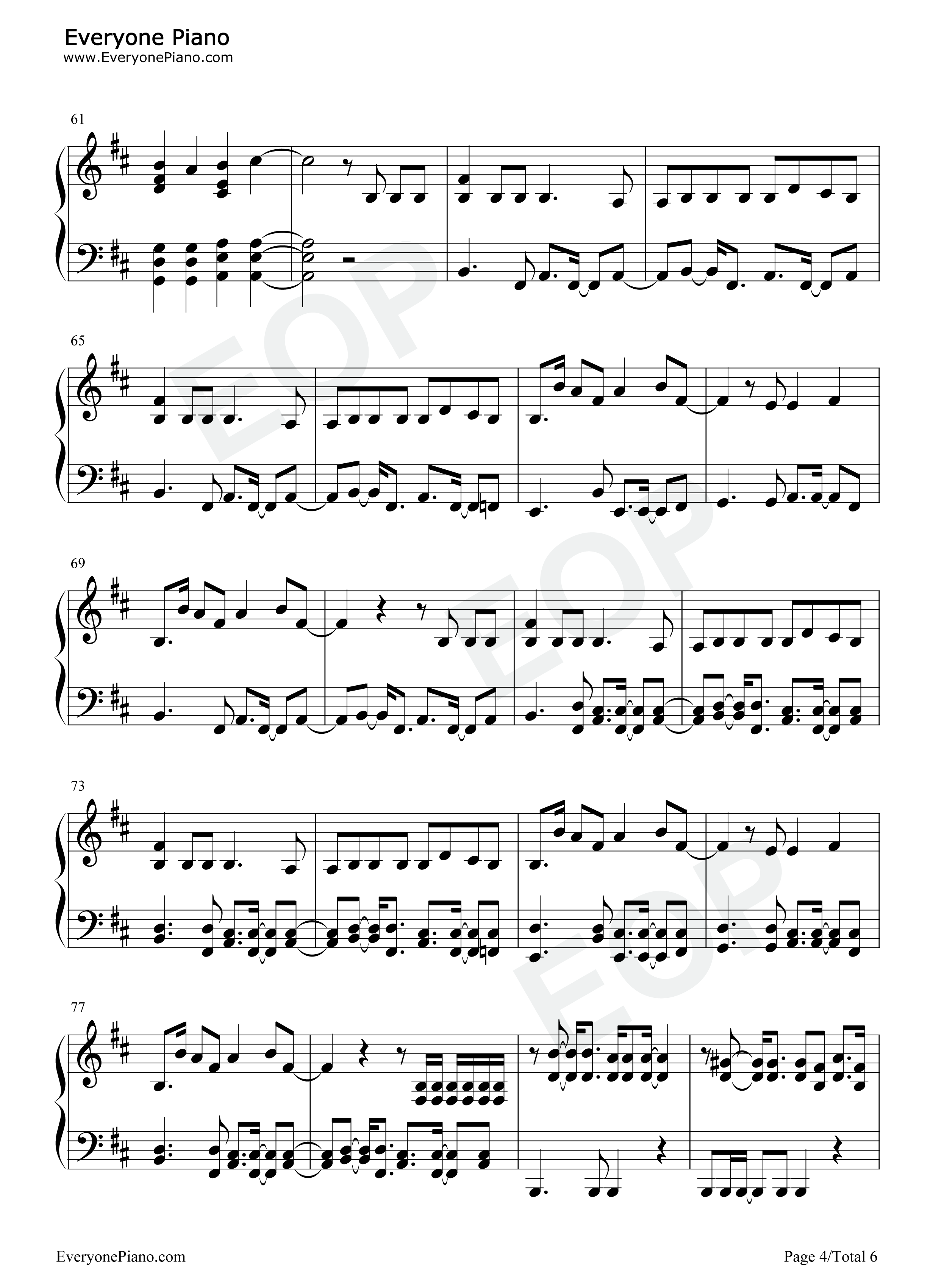 No_Roots钢琴谱_Alice_Merton