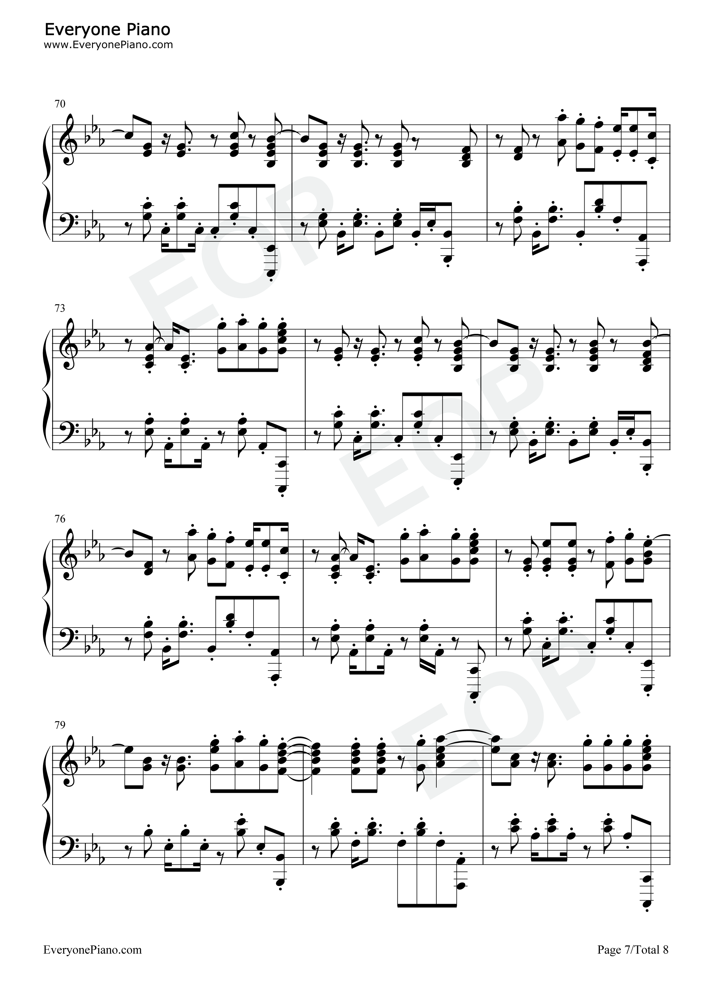 Wrecked钢琴谱_Imagine_Dragons