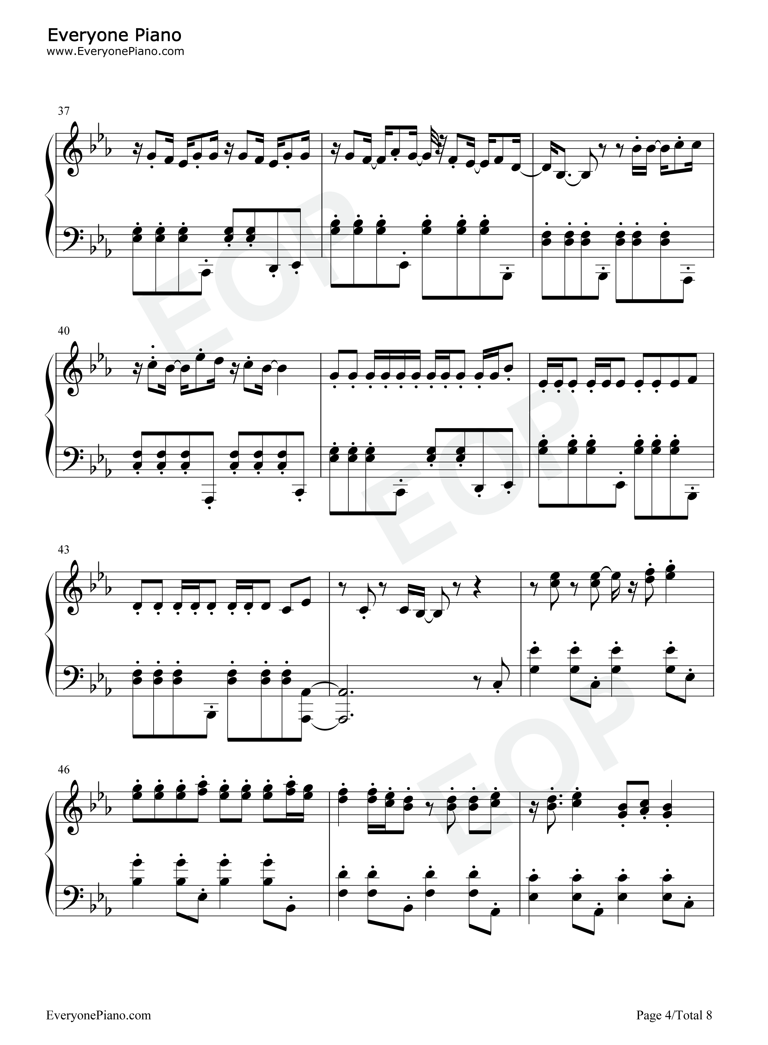 Wrecked钢琴谱_Imagine_Dragons