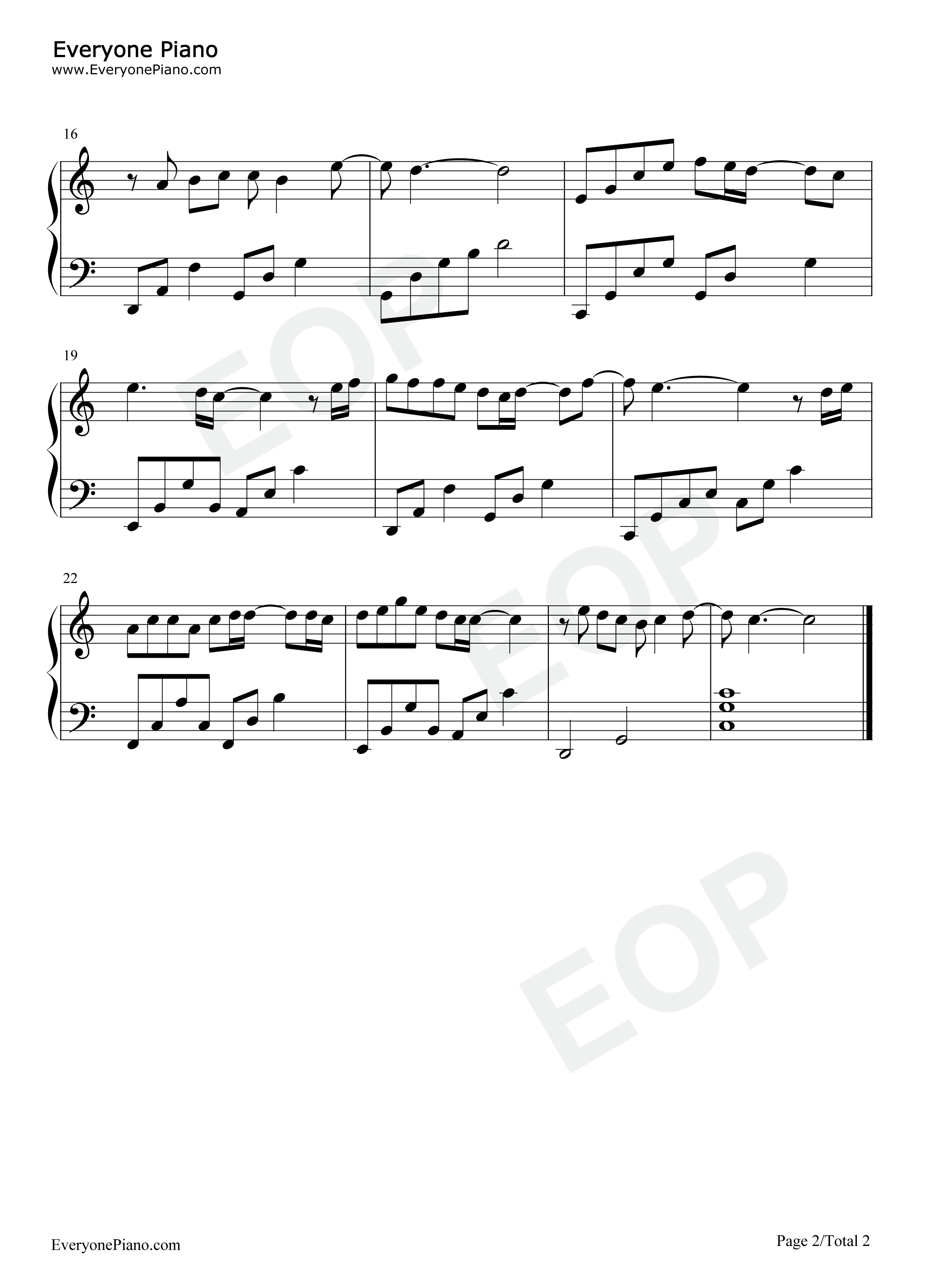 繁星璀璨的天空钢琴谱_周深