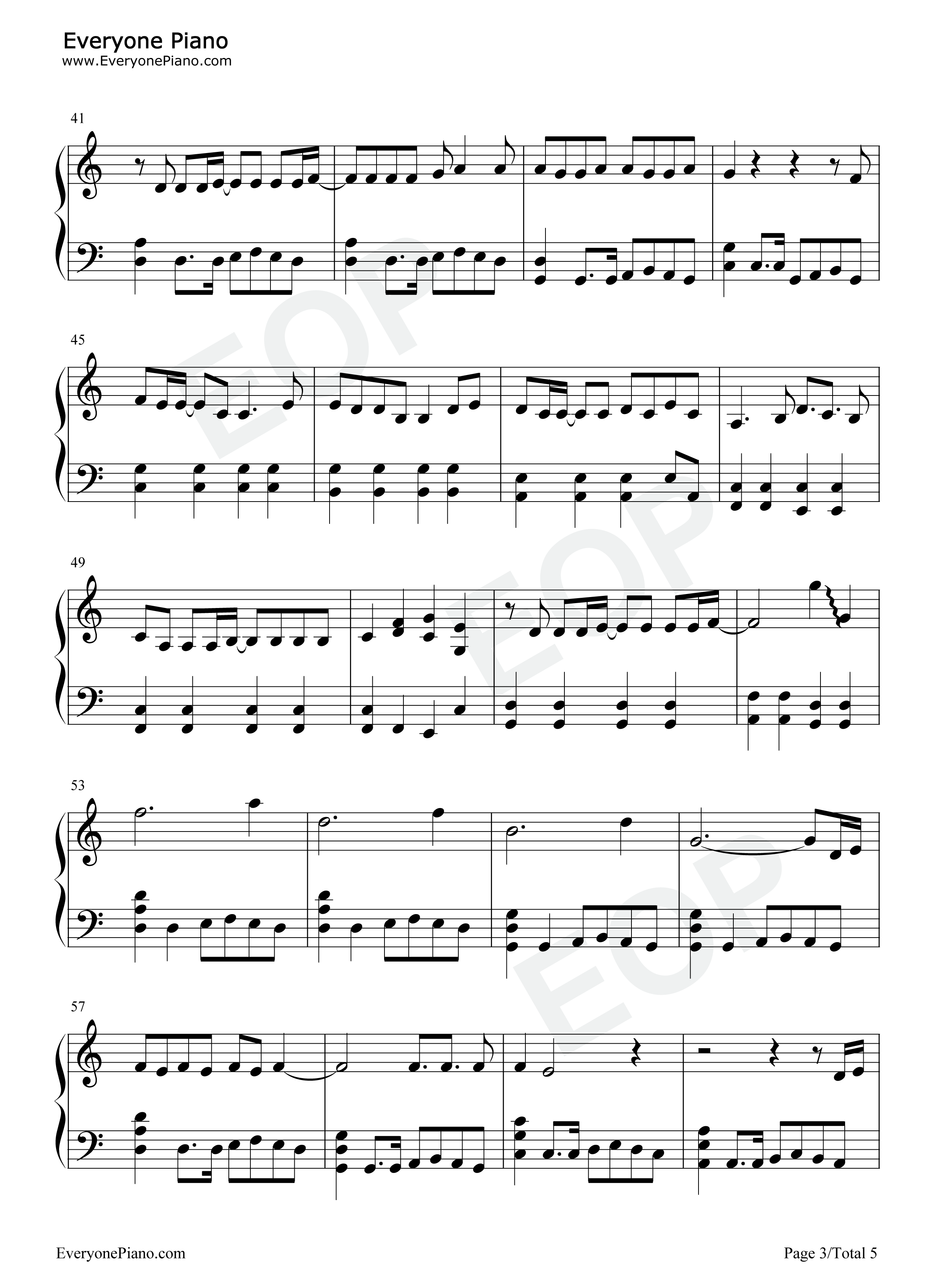 Dont_Shut_Me_Down钢琴谱_ABBA