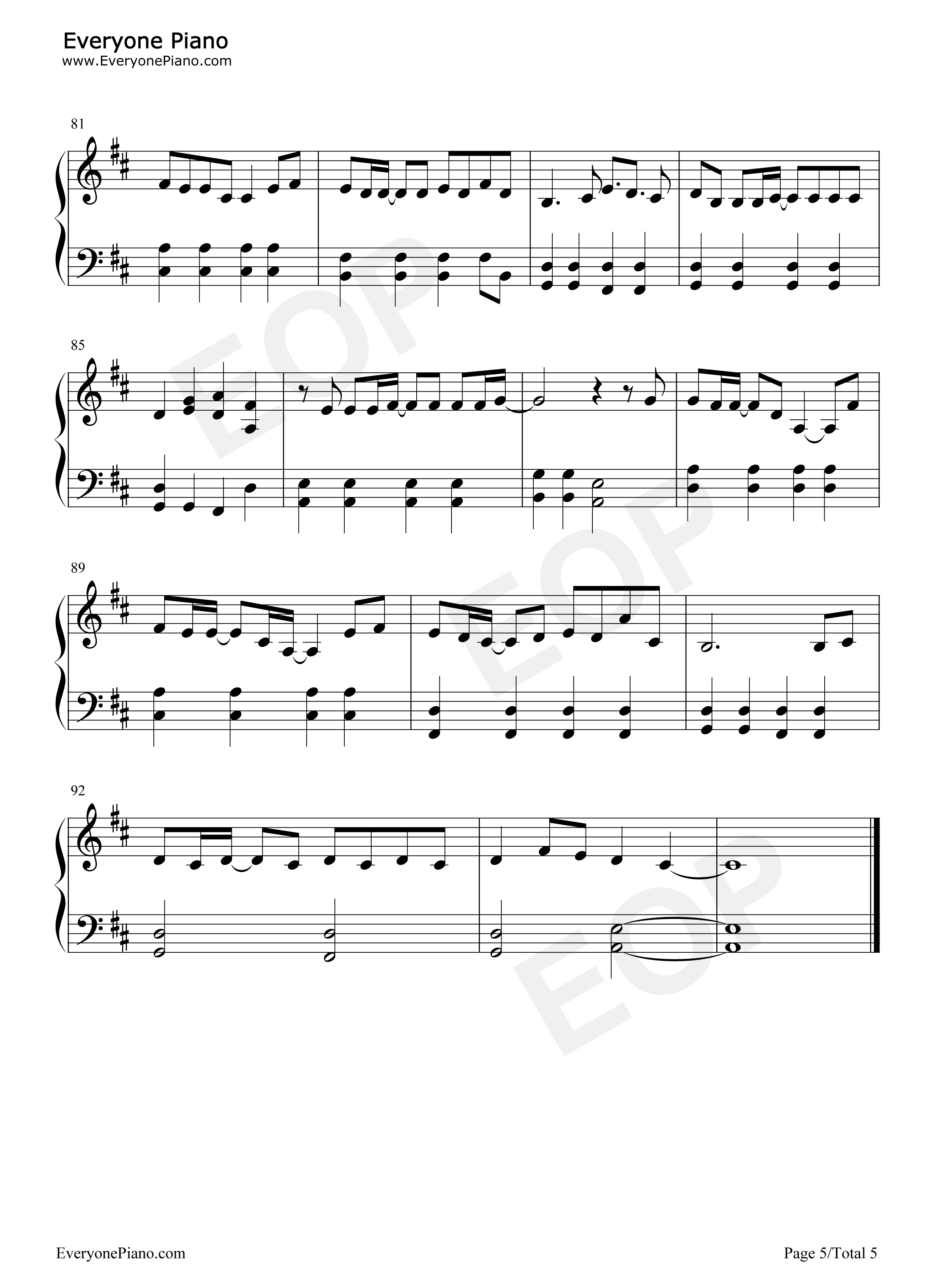 Dont_Shut_Me_Down钢琴谱_ABBA