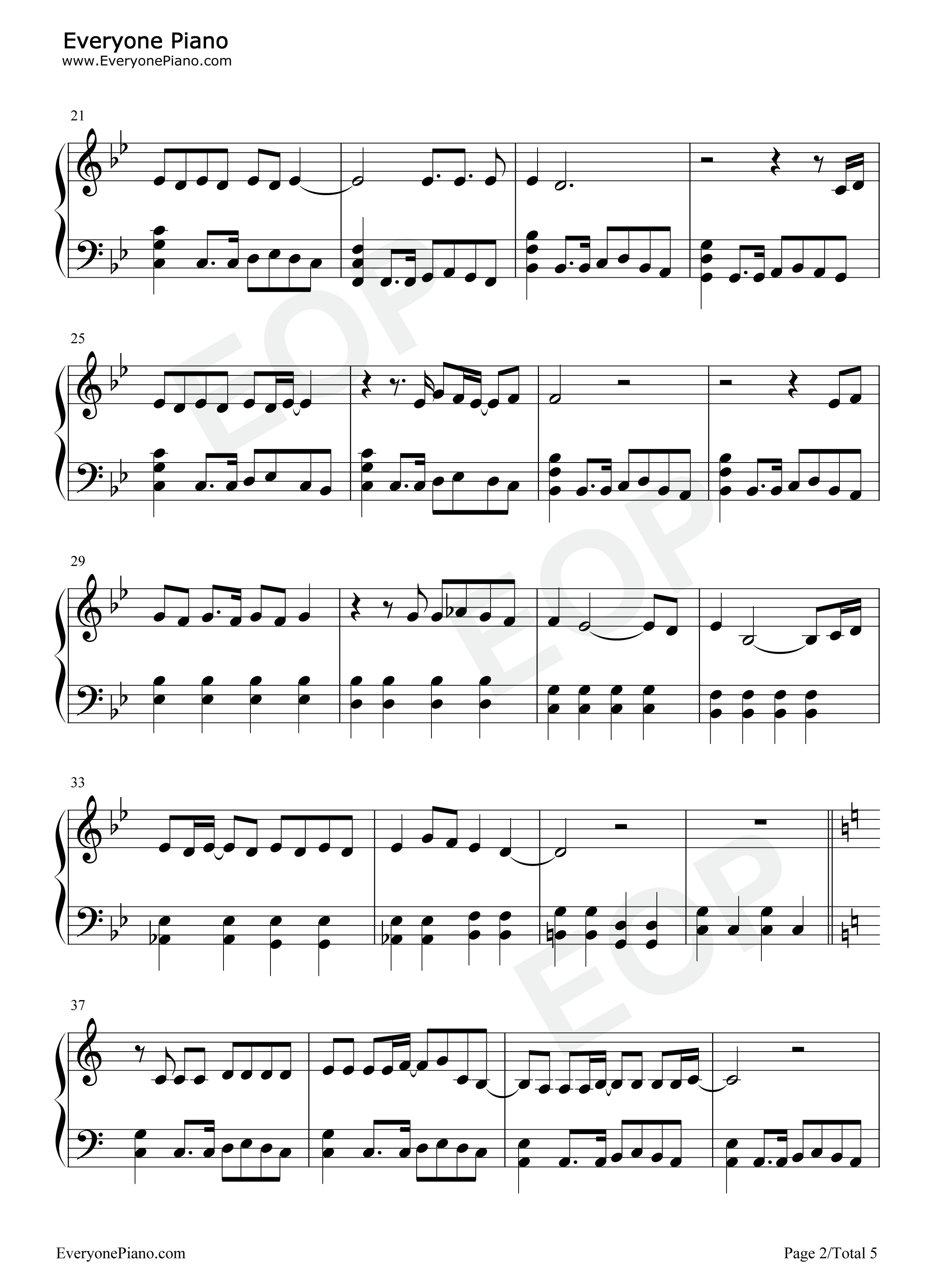 Dont_Shut_Me_Down钢琴谱_ABBA