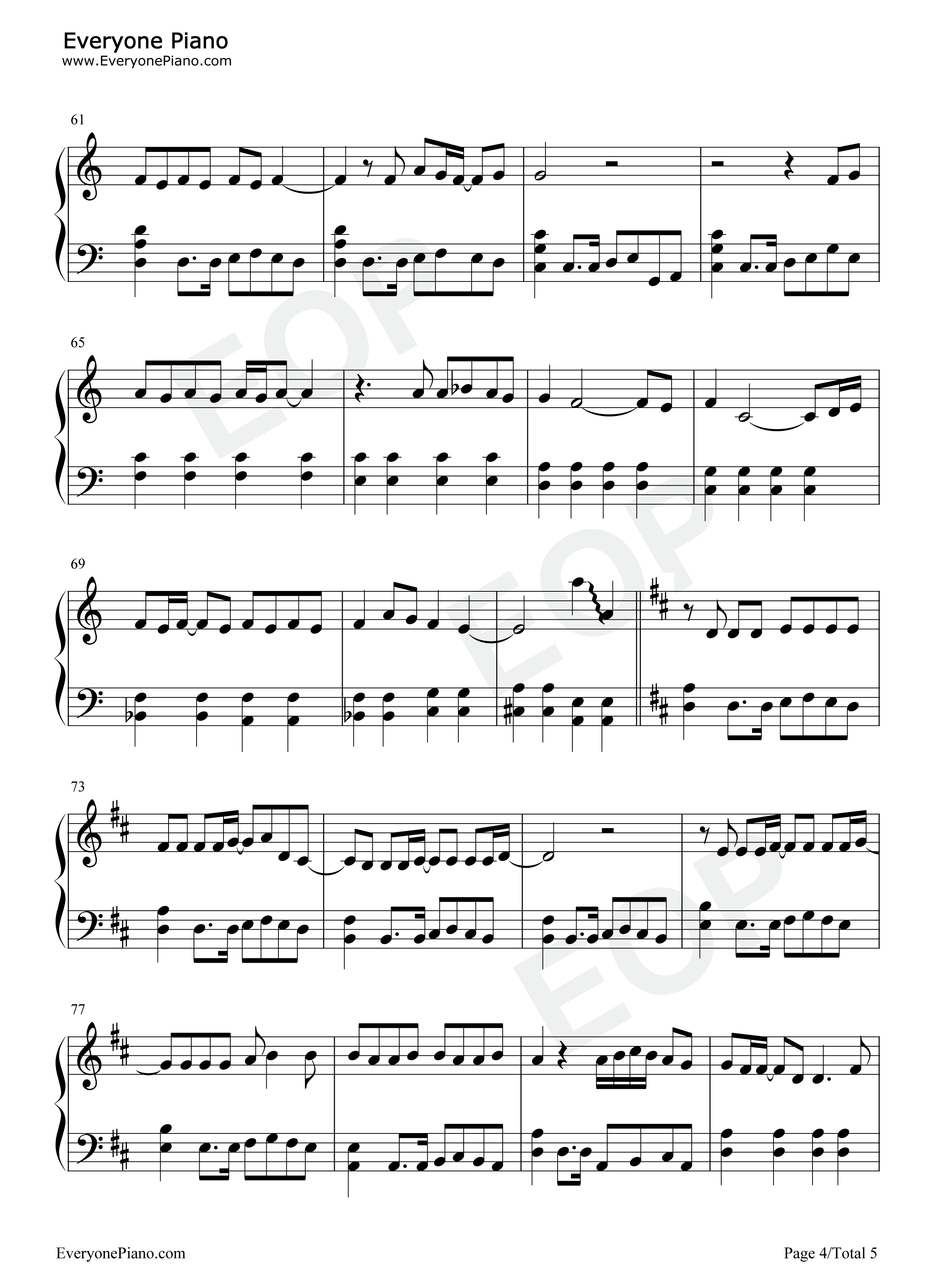 Dont_Shut_Me_Down钢琴谱_ABBA