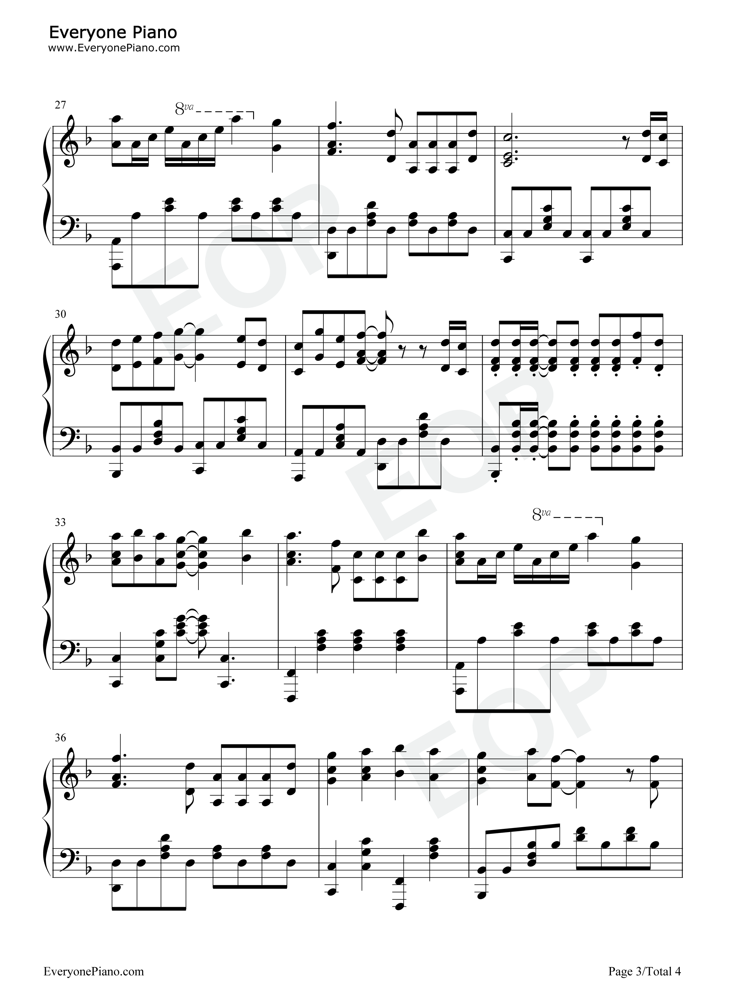 さよならのこと钢琴谱_上原れな