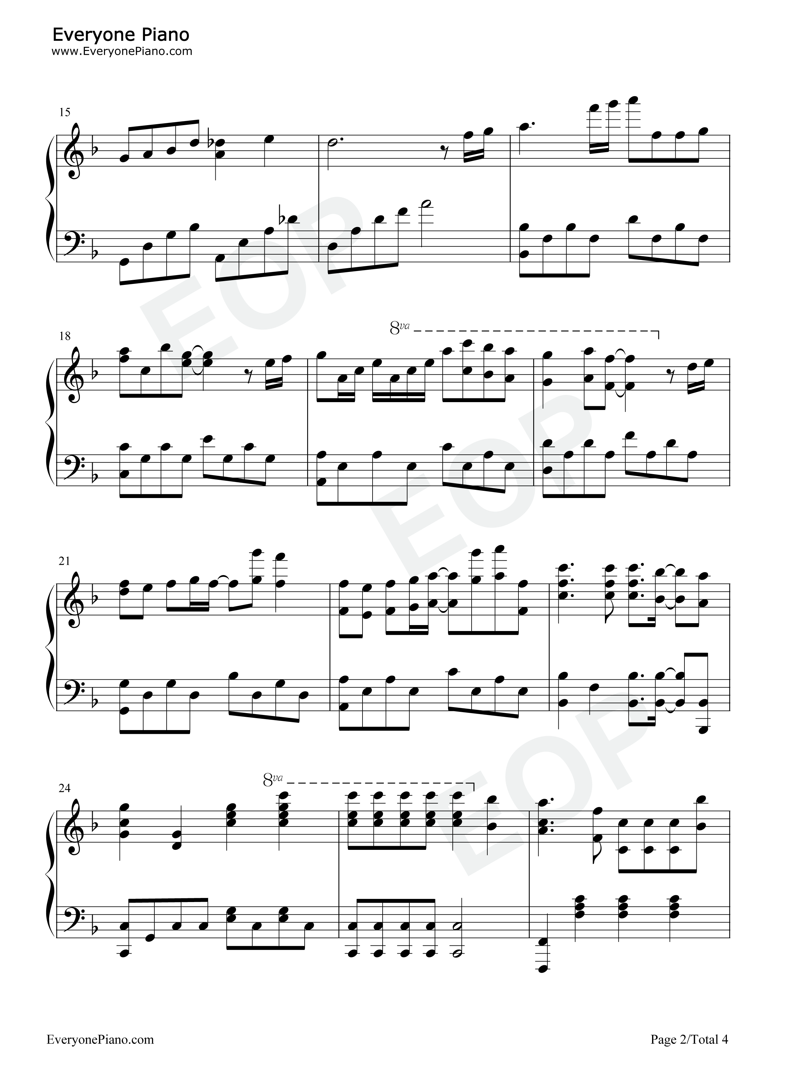 さよならのこと钢琴谱_上原れな