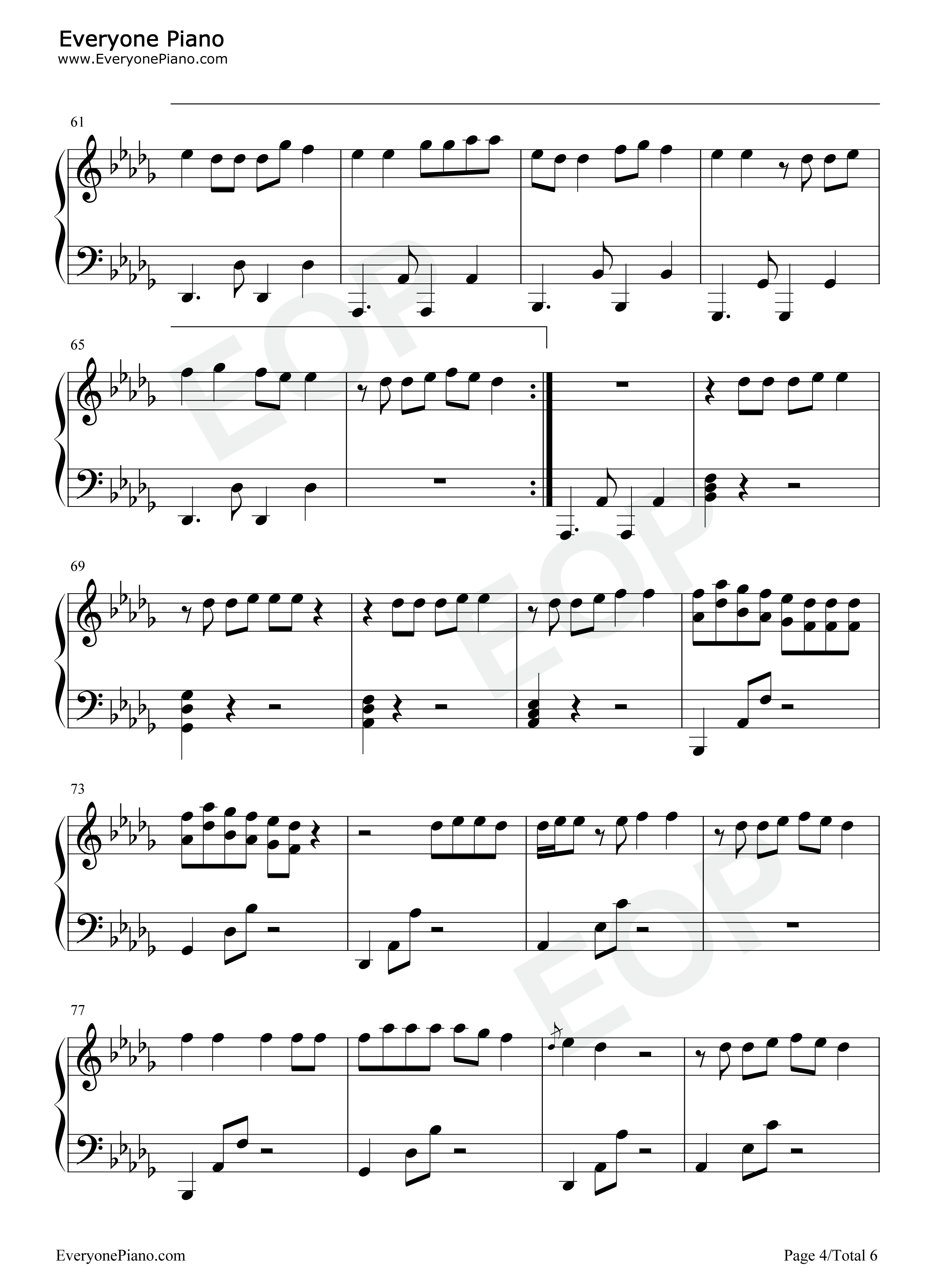 999钢琴谱_Selena_Gomez_Camilo