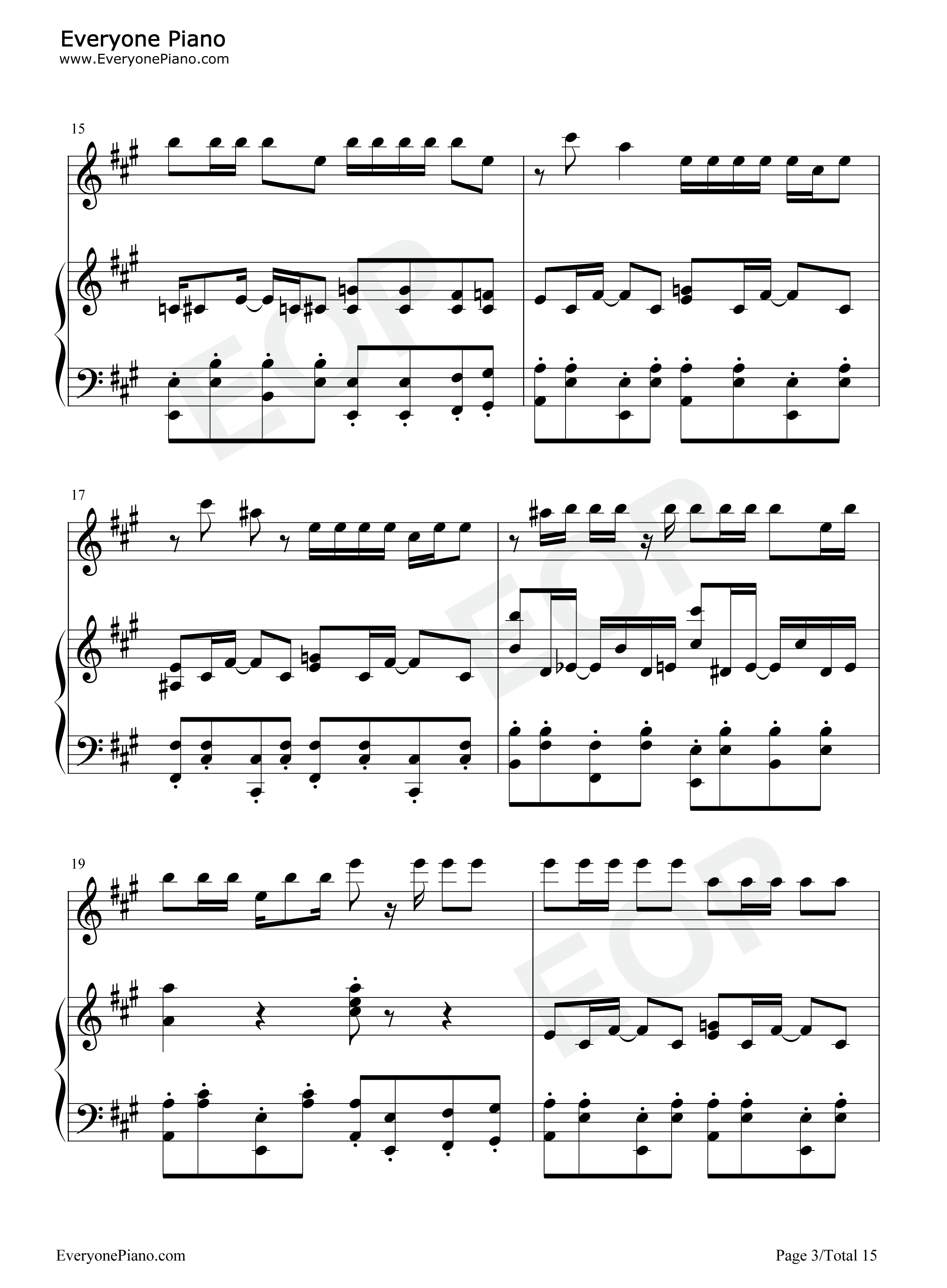 水手怕水钢琴谱_周杰伦