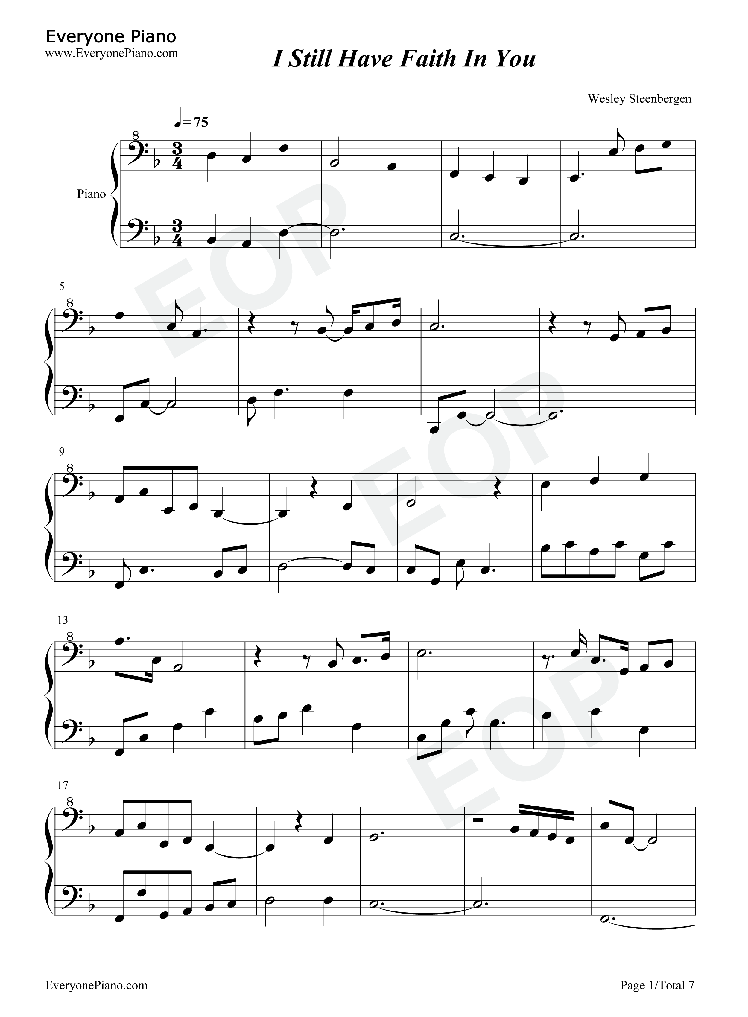 I_Still_Have_Faith_in_You钢琴谱_ABBA